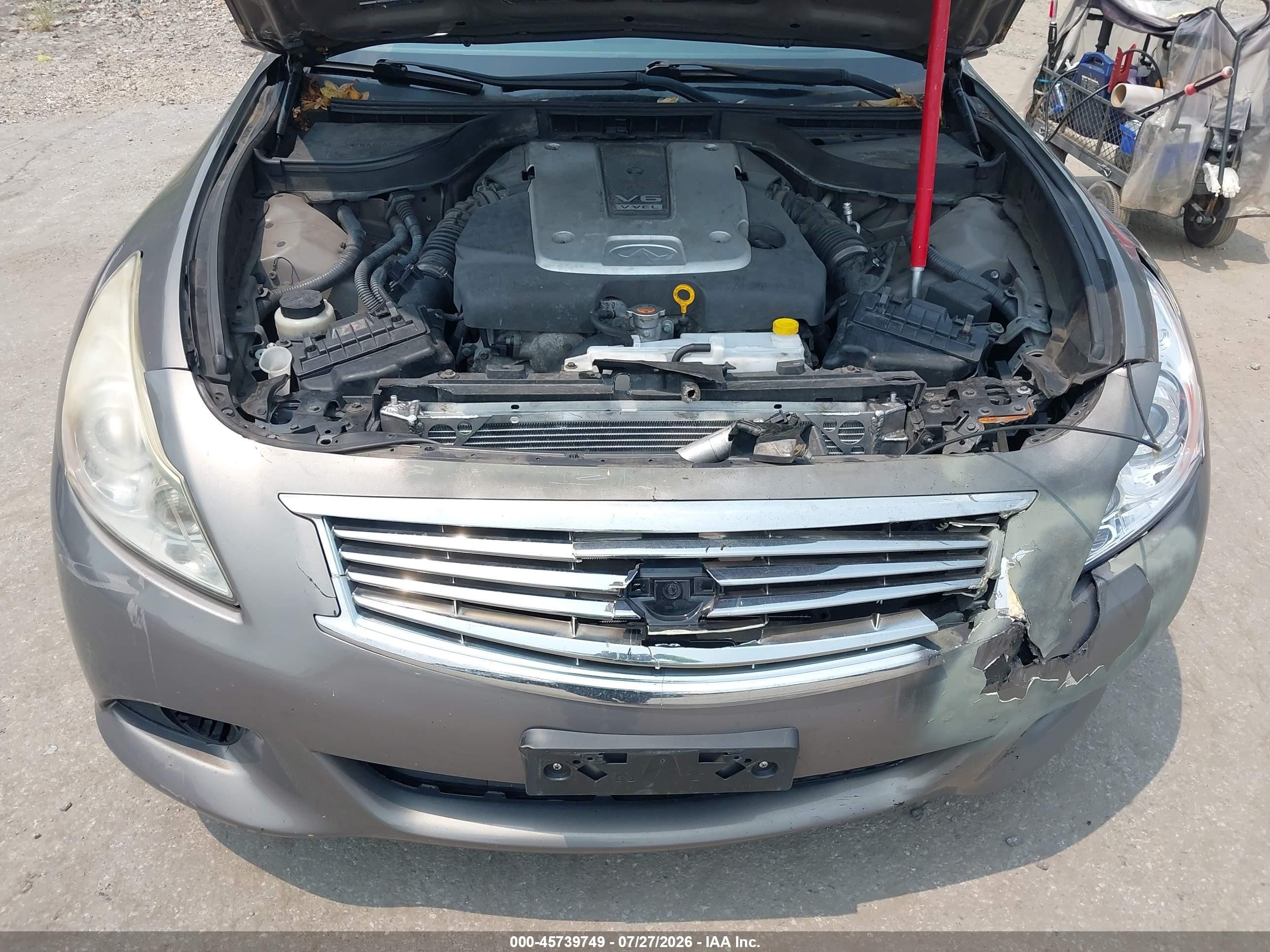 2012 Infiniti G37x   Dark Brown vin: JN1CV6AR5CM682212