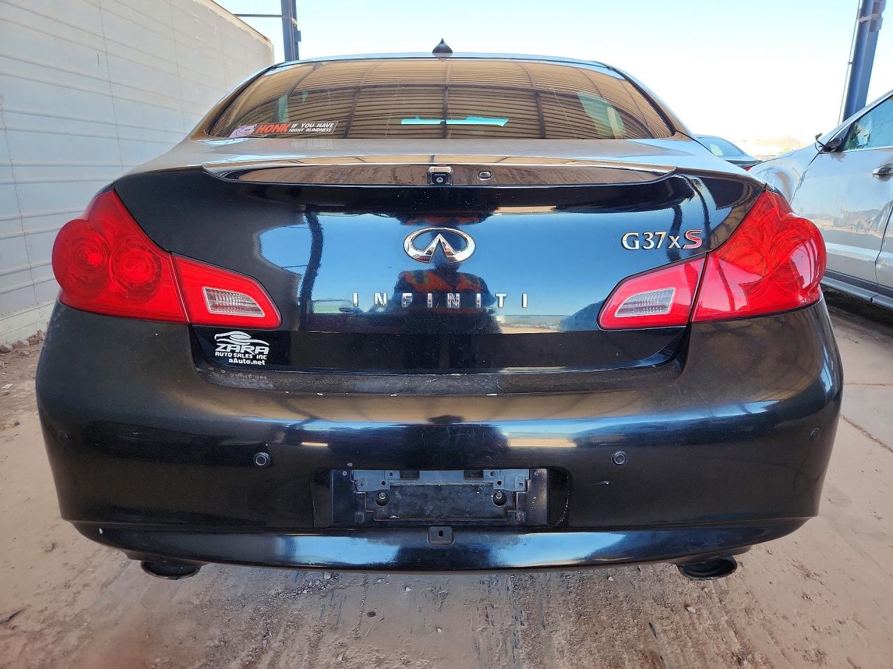 2012 Infiniti G37 Black vin: JN1CV6AR5CM972997