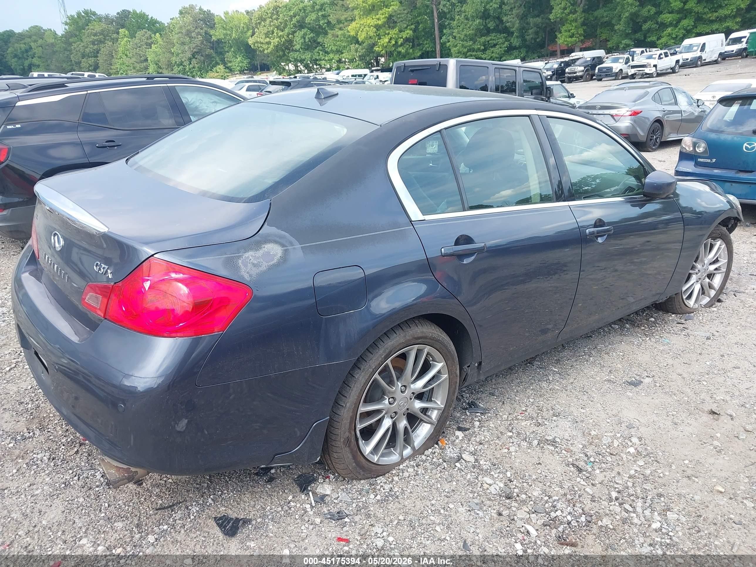 2012 Infiniti G37x   Gray vin: JN1CV6AR5CM974233