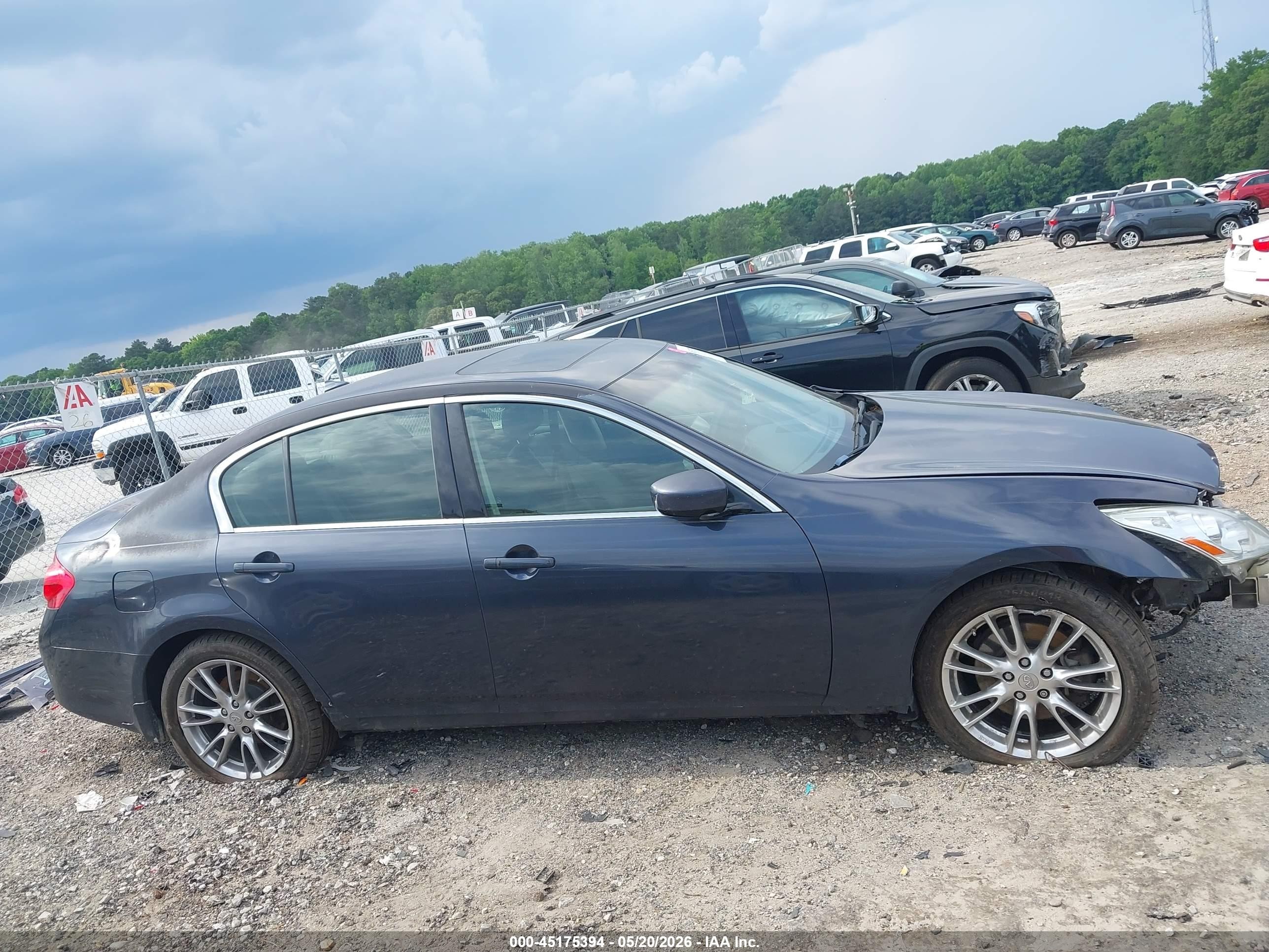 2012 Infiniti G37x   Gray vin: JN1CV6AR5CM974233
