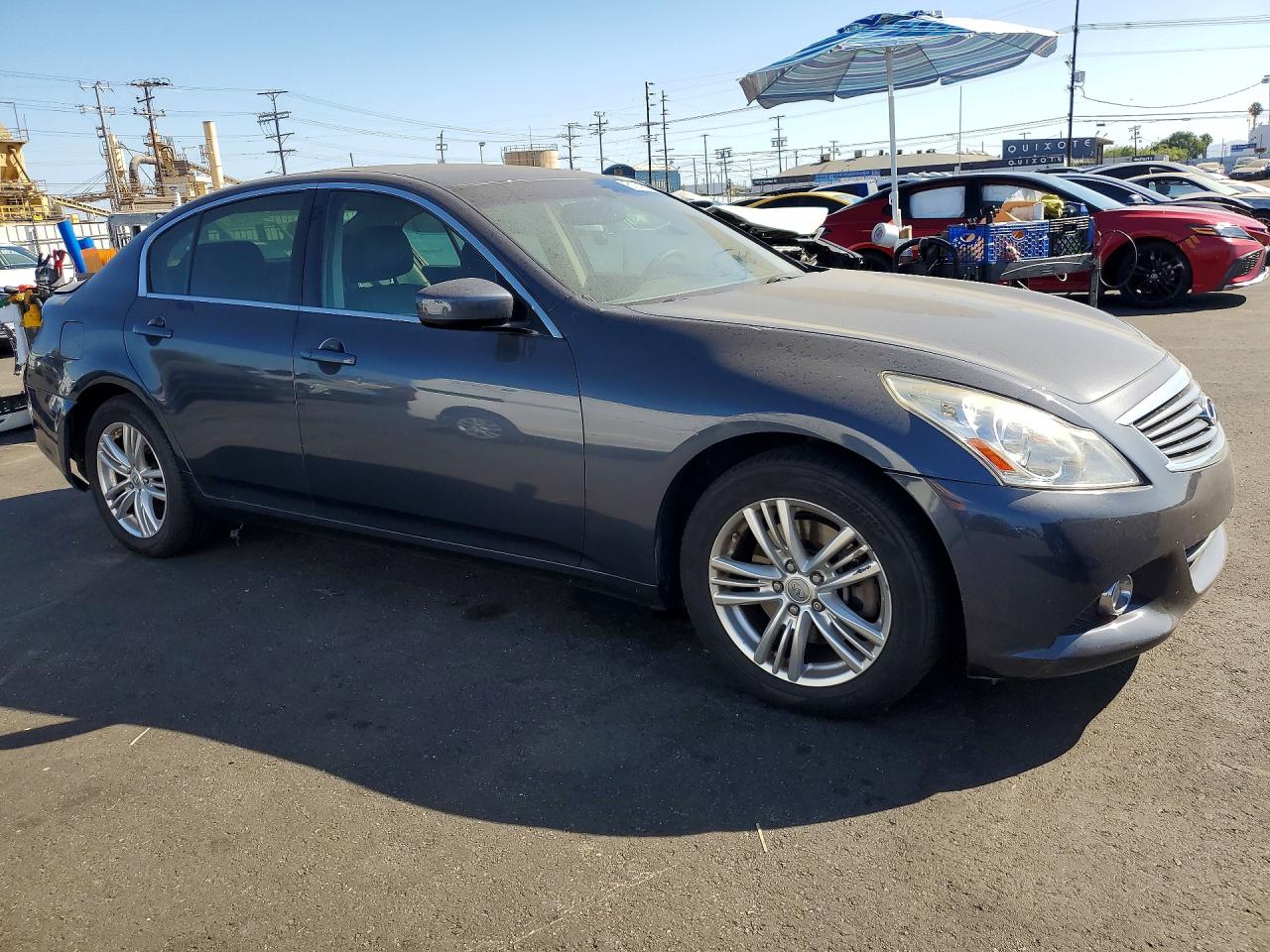 2012 Infiniti G37 Sedan X Blue vin: JN1CV6AR5CM975009