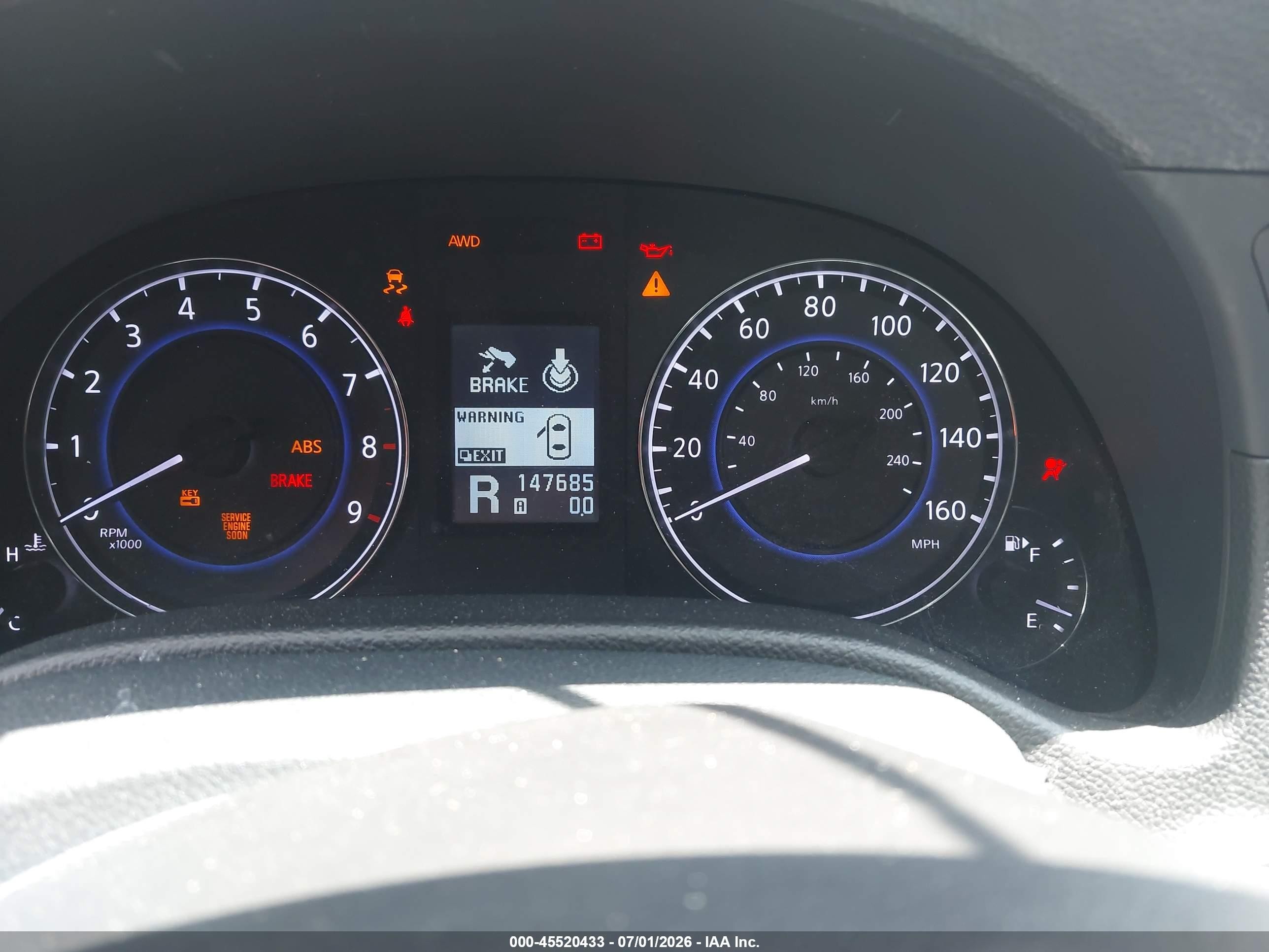 2012 Infiniti G37x Синий vin: JN1CV6AR5CM976922