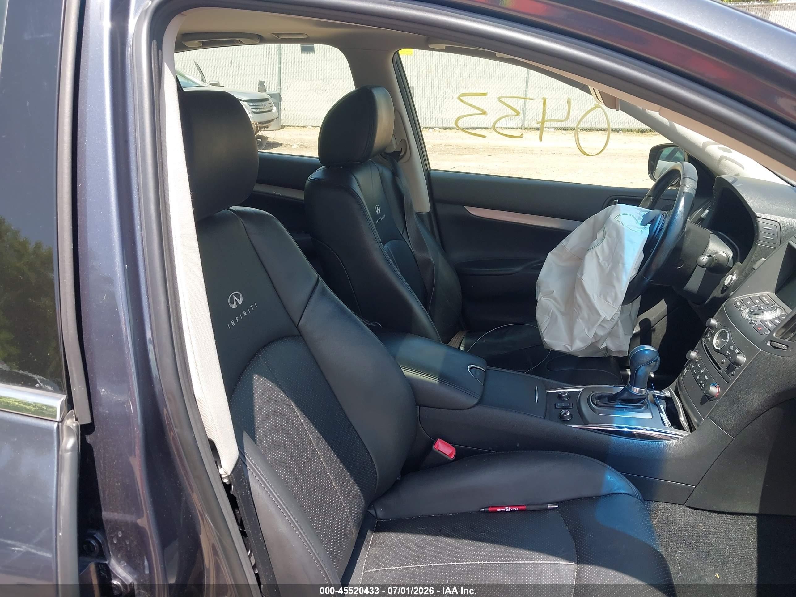 2012 Infiniti G37x Синий vin: JN1CV6AR5CM976922