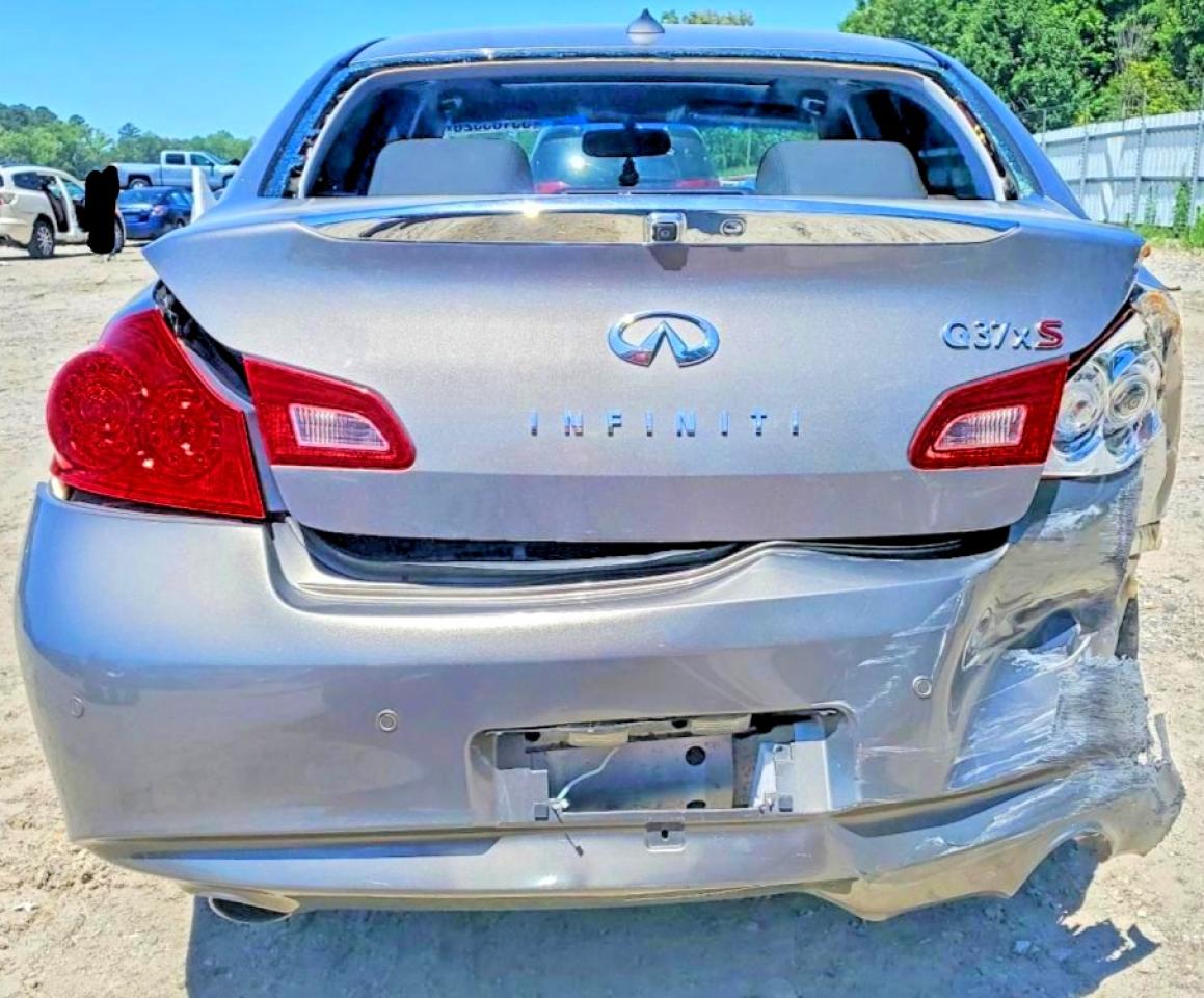 2013 Infiniti G37 Sedan X Silver vin: JN1CV6AR5DM354855