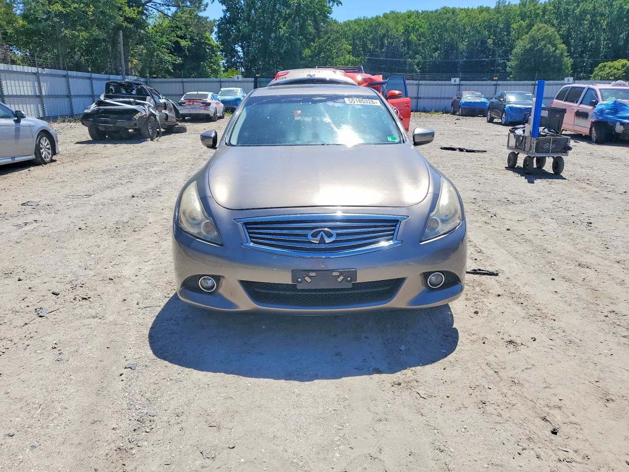 2013 Infiniti G37 Sedan X Silver vin: JN1CV6AR5DM354855