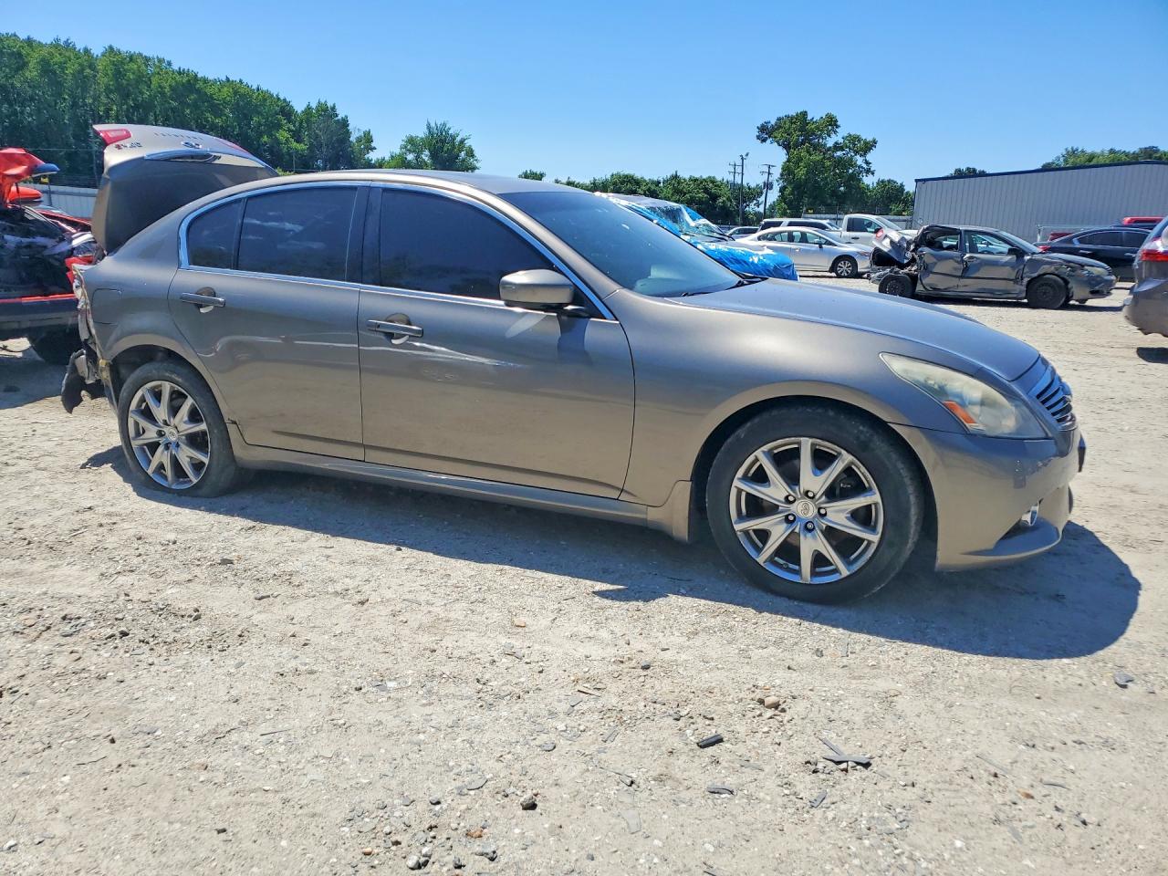 2013 Infiniti G37 Sedan X Silver vin: JN1CV6AR5DM354855
