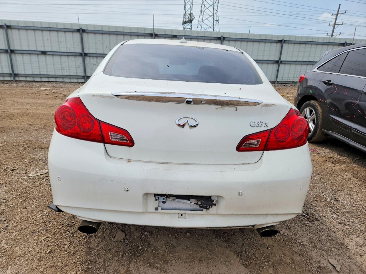 2013 Infiniti G37 Sedan X Белый vin: JN1CV6AR5DM750090