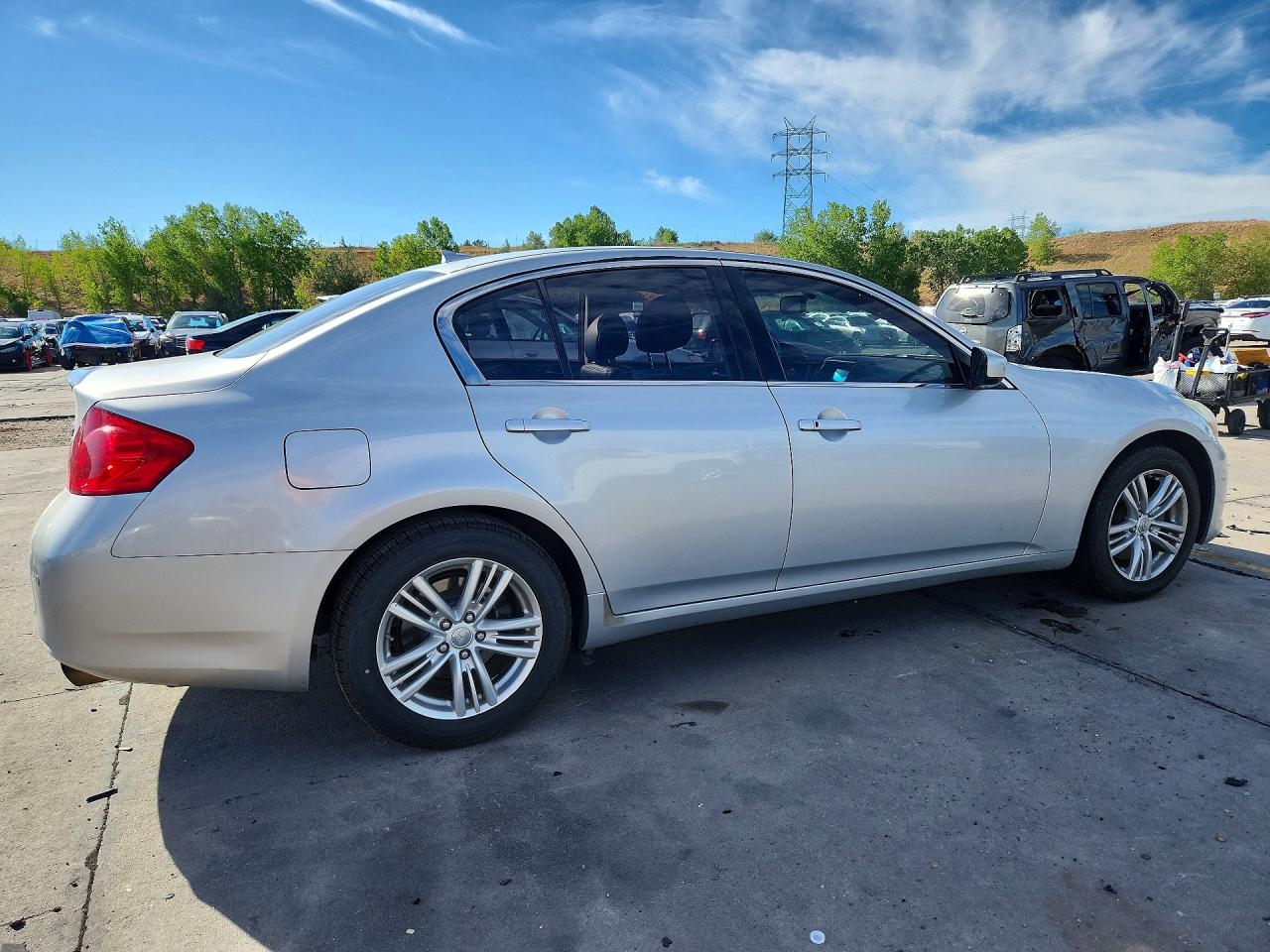2013 Infiniti G37 Sedan X Silver vin: JN1CV6AR5DM751871