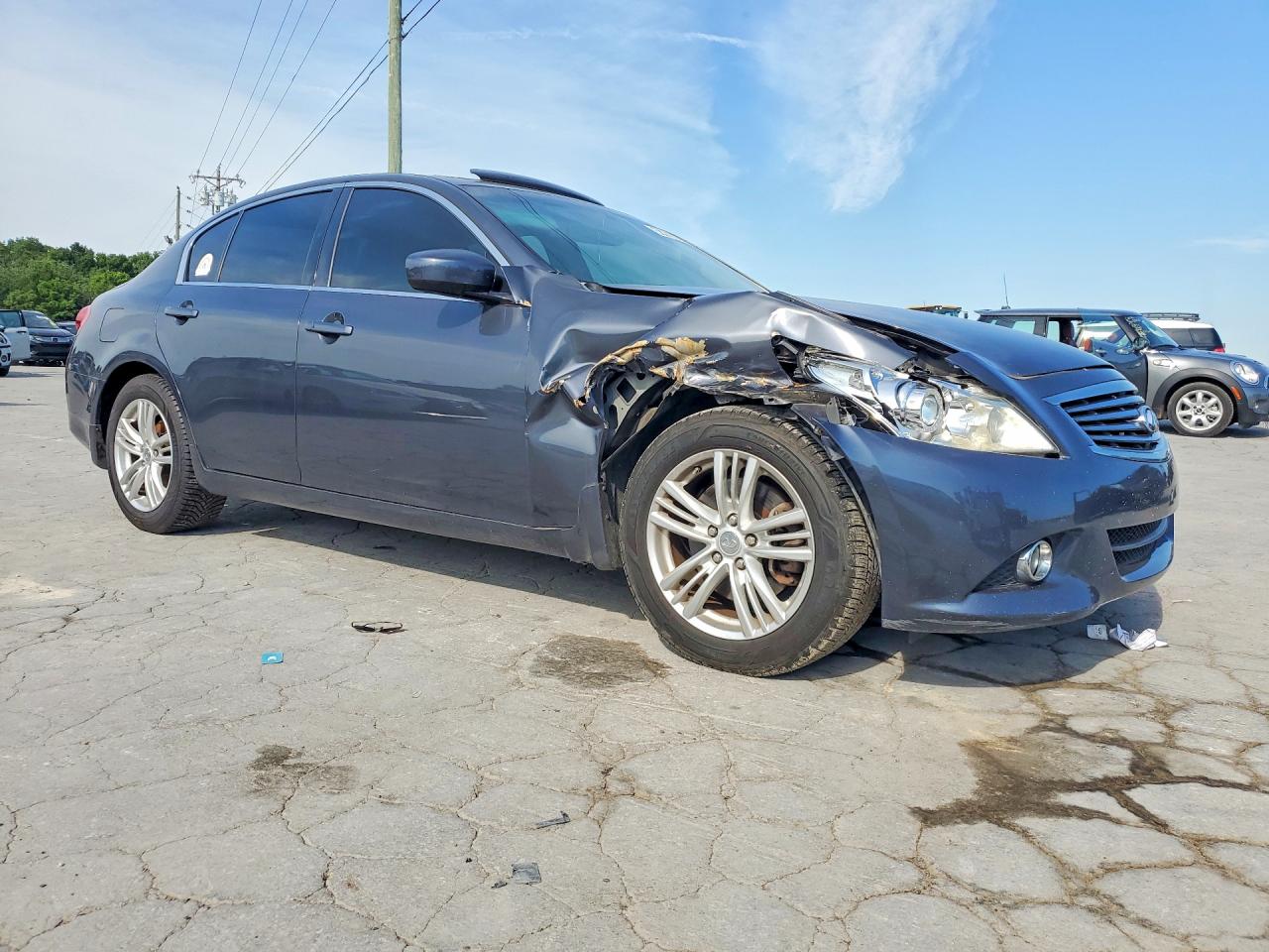 2013 Infiniti G37 Sedan X Charcoal vin: JN1CV6AR5DM754544