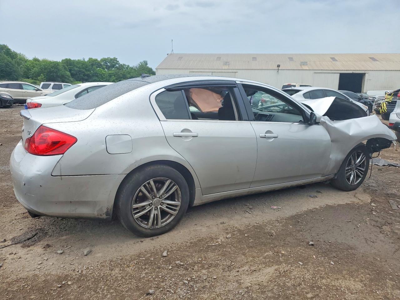 2013 Infiniti G37 Base Silver vin: JN1CV6AR5DM764149