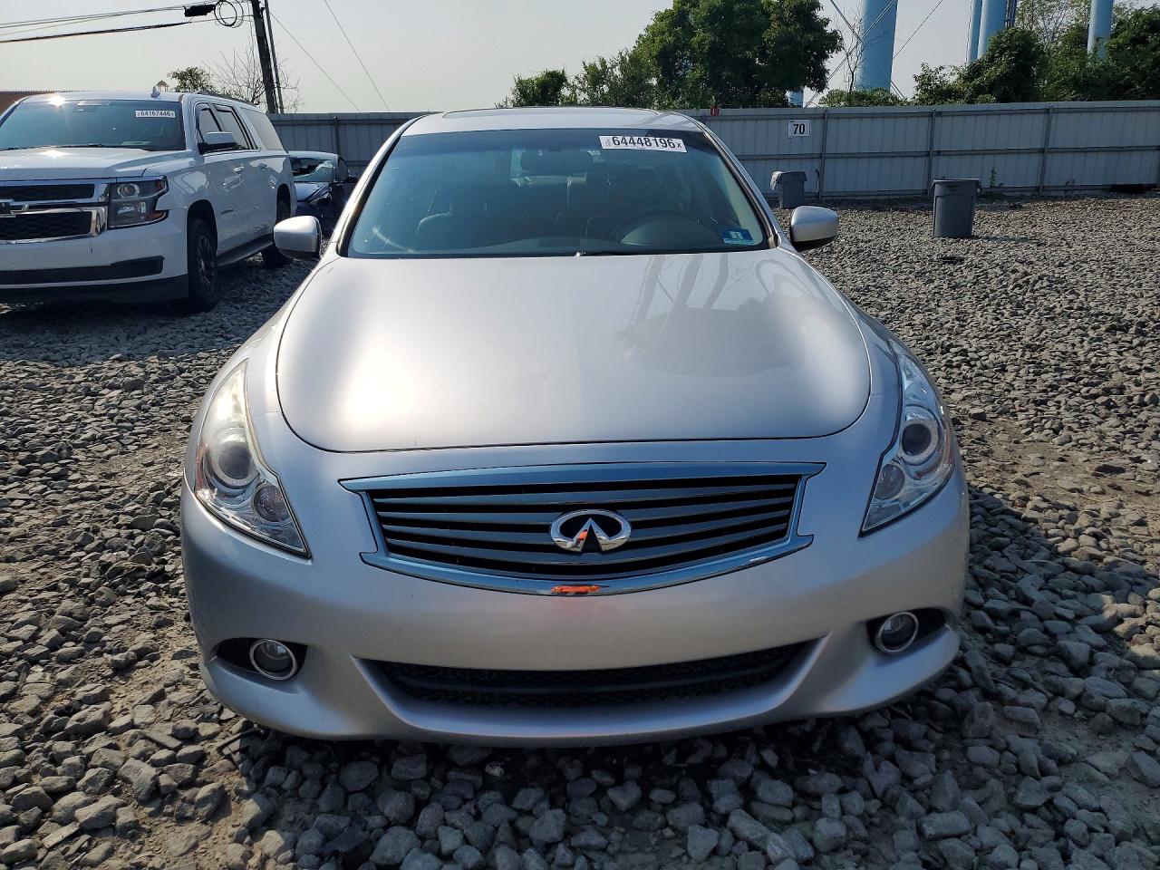 2013 Infiniti G37 Sedan X Silver vin: JN1CV6AR5DM767021