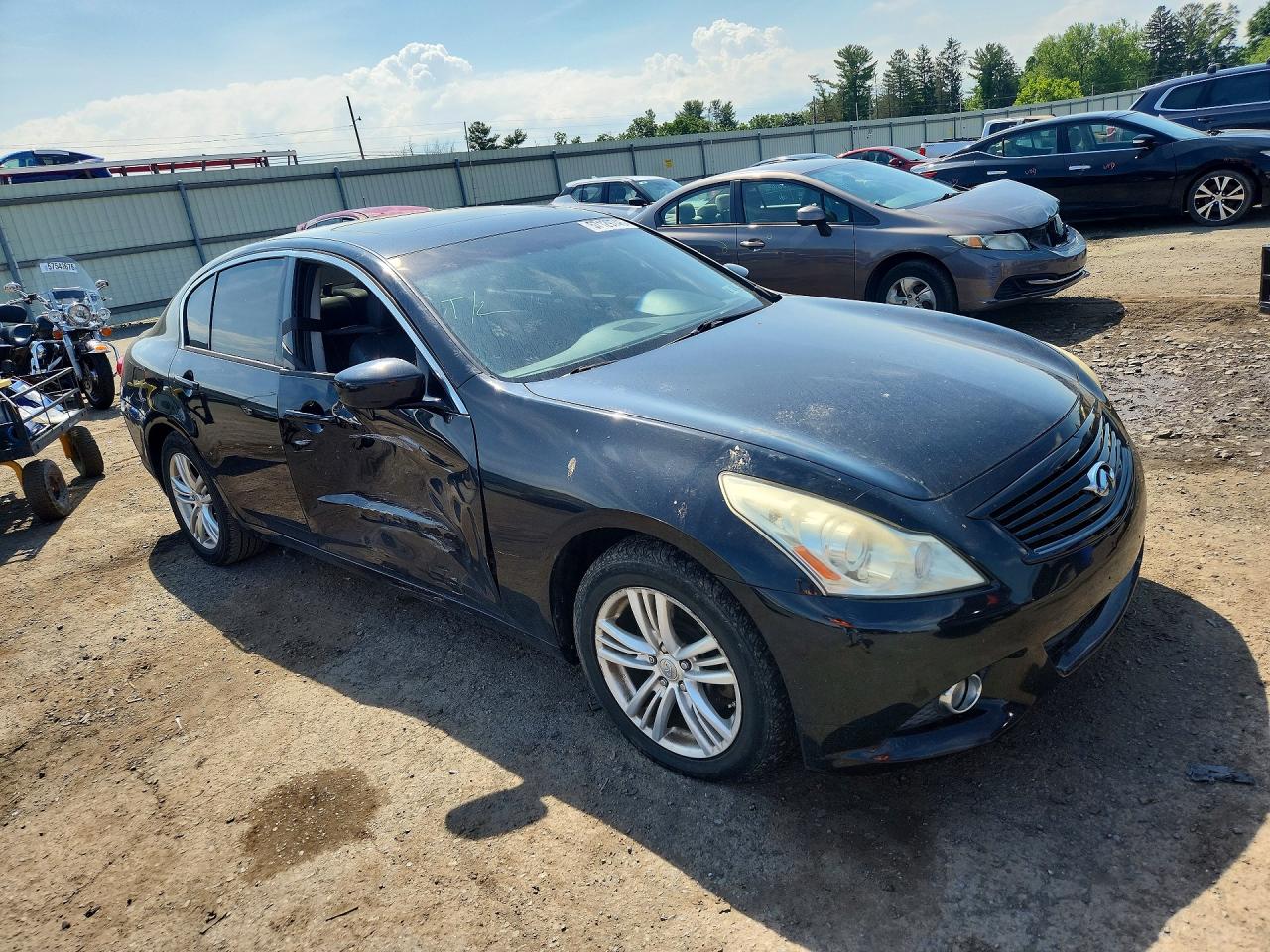 2013 Infiniti G37 Sedan X Черный vin: JN1CV6AR5DM769268
