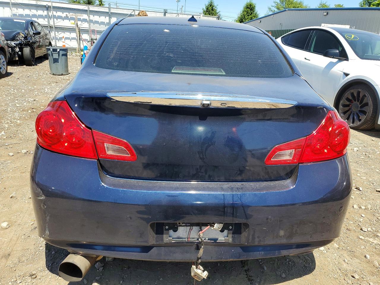 2013 Infiniti G37 Sedan X Blue vin: JN1CV6AR5DM770386