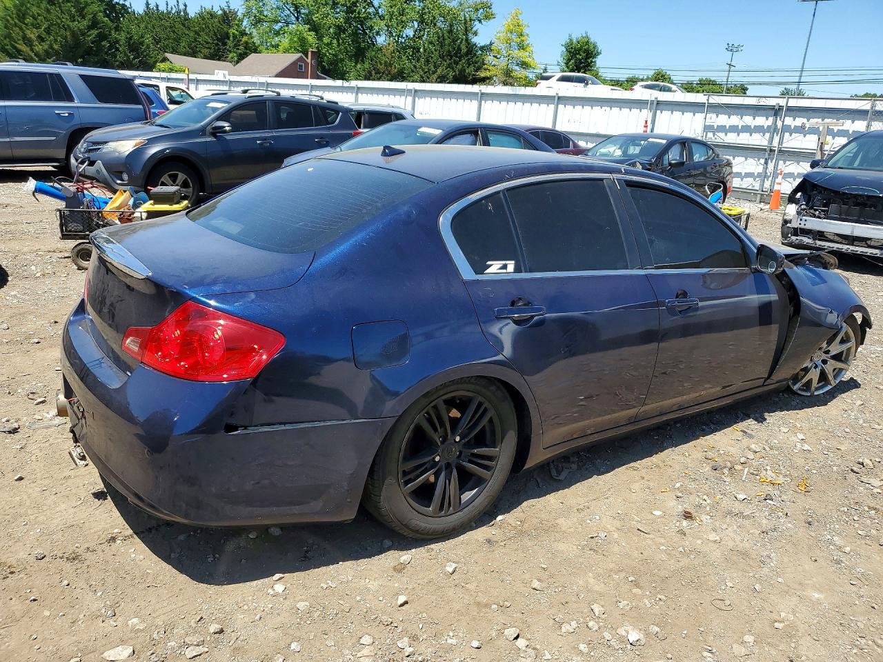 2013 Infiniti G37 Sedan X Blue vin: JN1CV6AR5DM770386