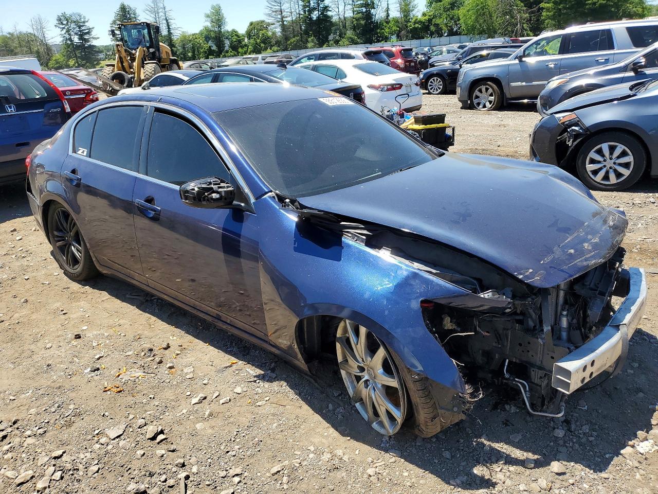 2013 Infiniti G37 Sedan X Blue vin: JN1CV6AR5DM770386