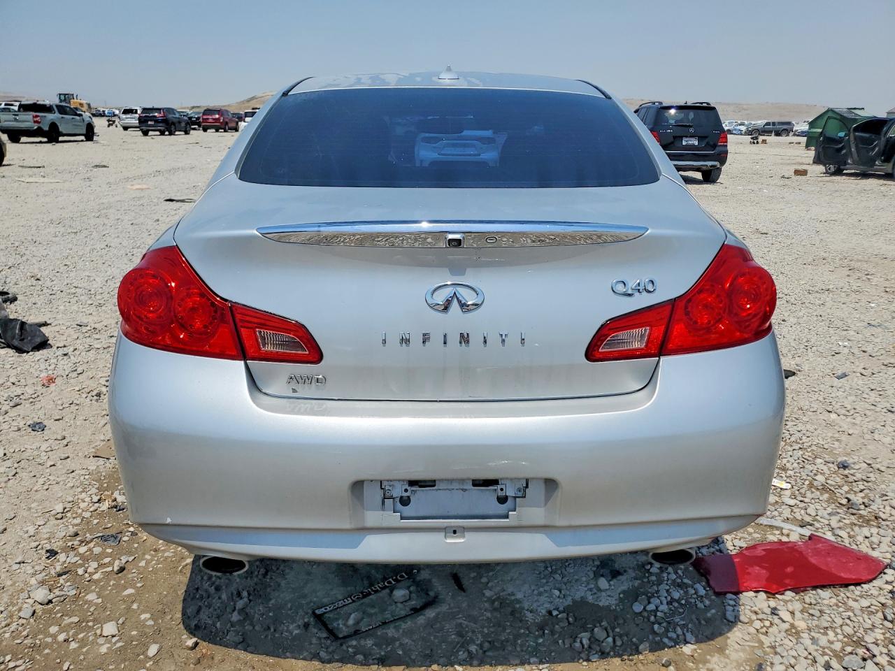 2015 Infiniti Q40 Base Silver vin: JN1CV6AR5FM651353