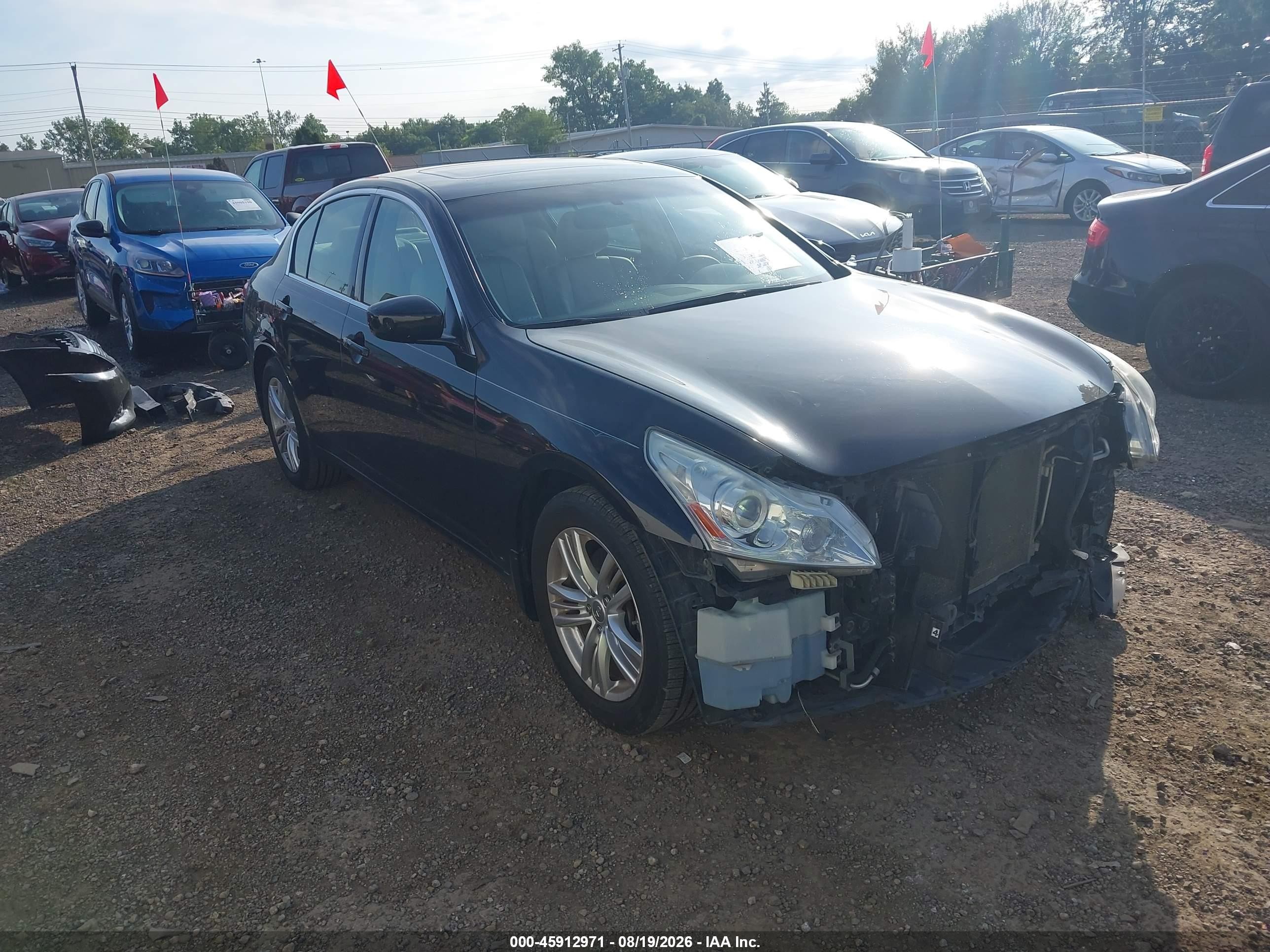 2010 Infiniti G37x   Черный vin: JN1CV6AR6AM254369