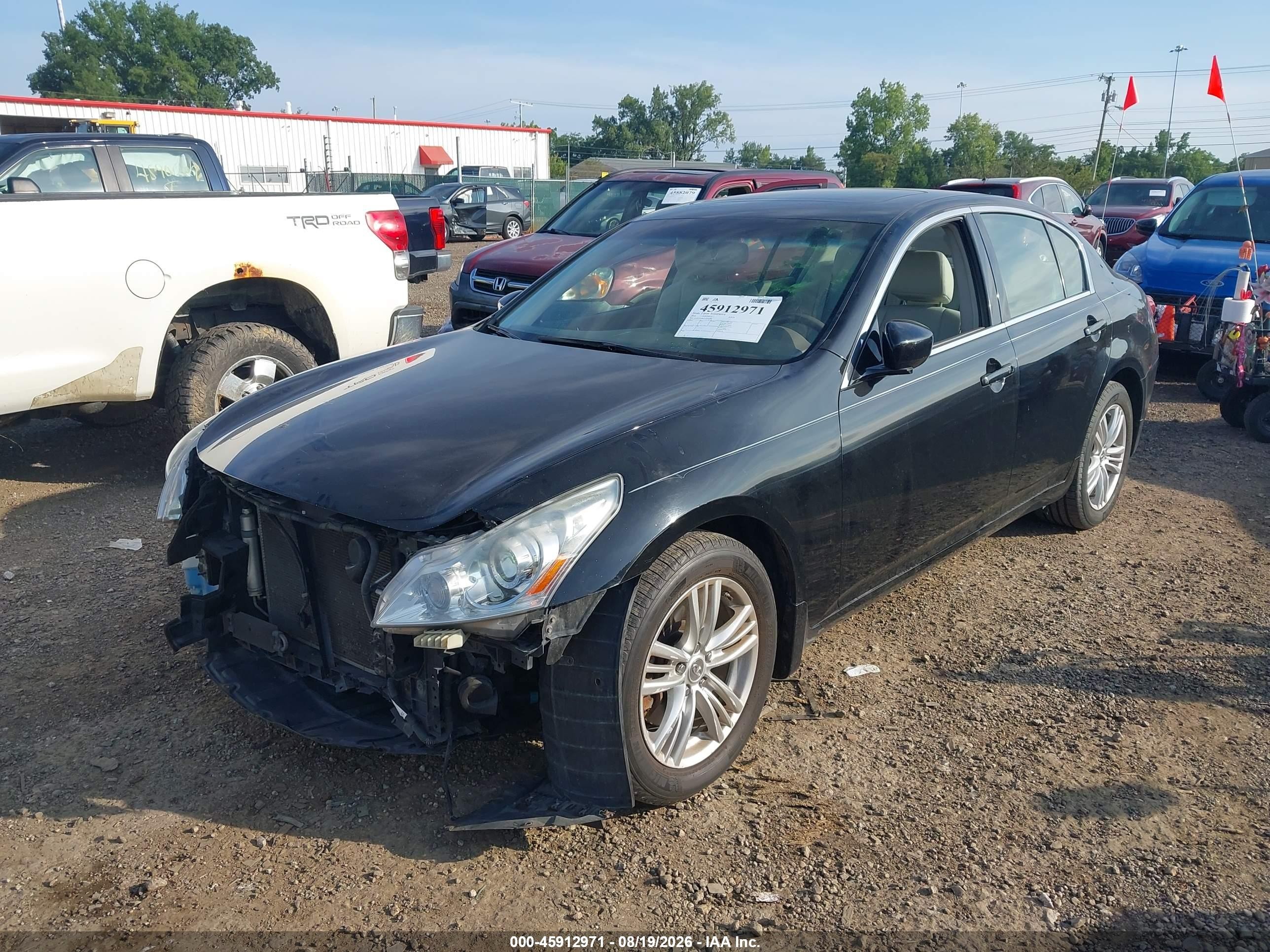 2010 Infiniti G37x   Black vin: JN1CV6AR6AM254369