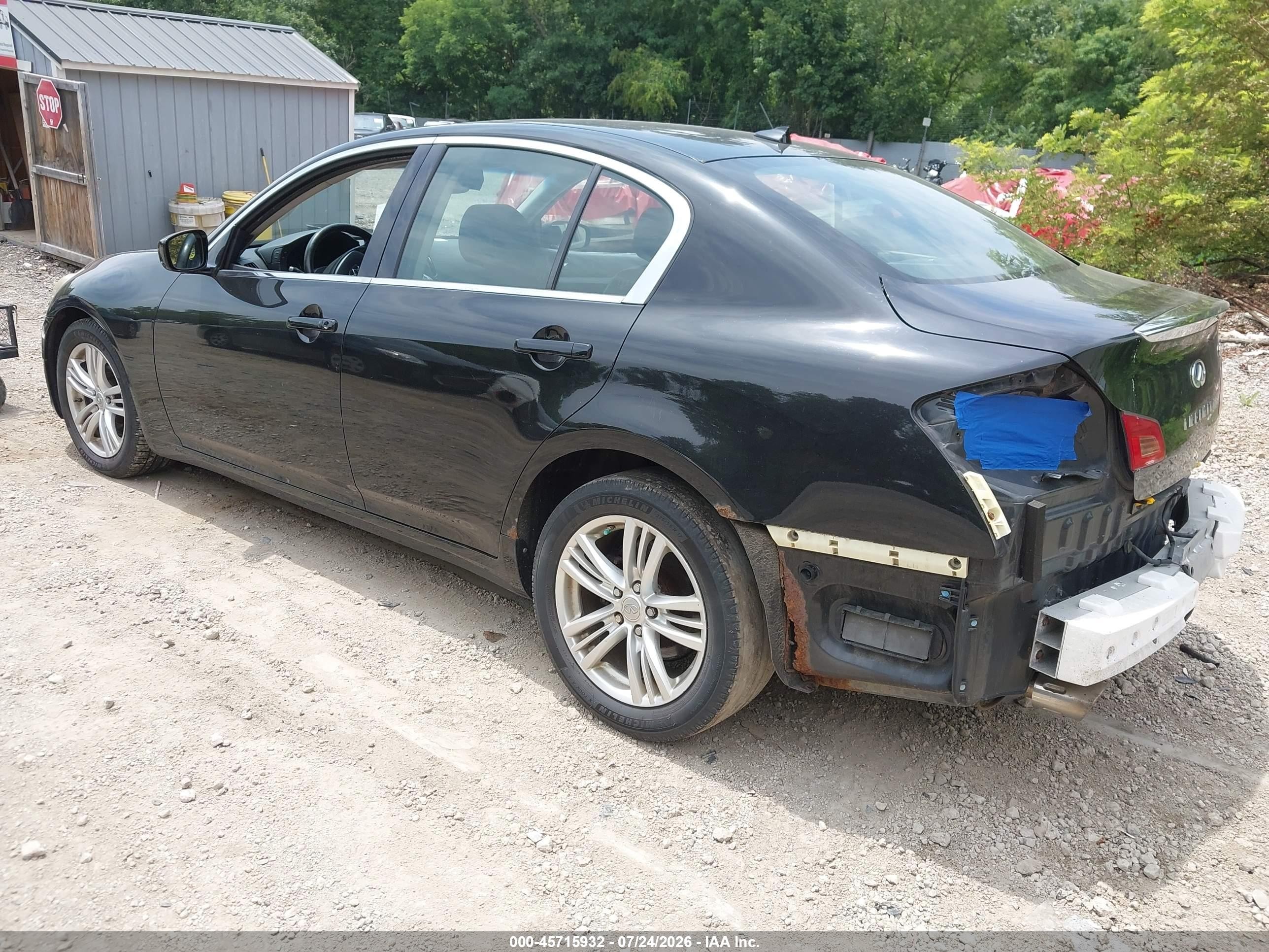2010 Infiniti G37x   Black vin: JN1CV6AR6AM452384