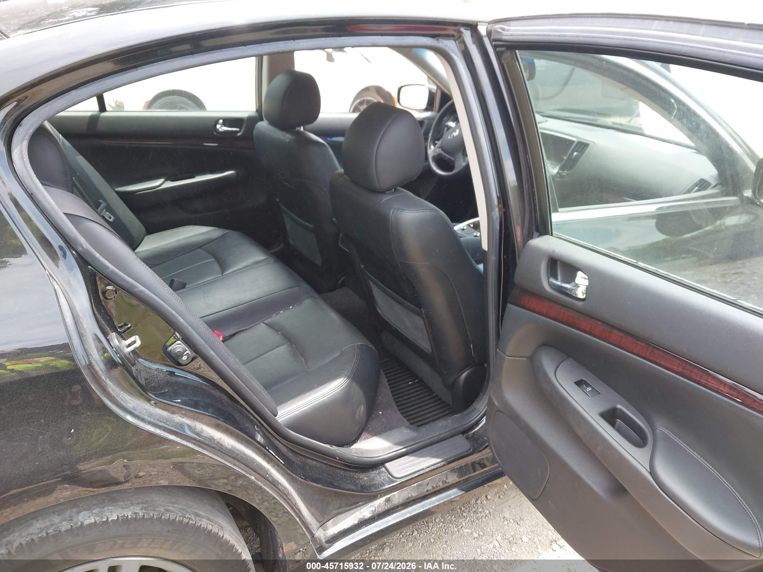 2010 Infiniti G37x   Black vin: JN1CV6AR6AM452384