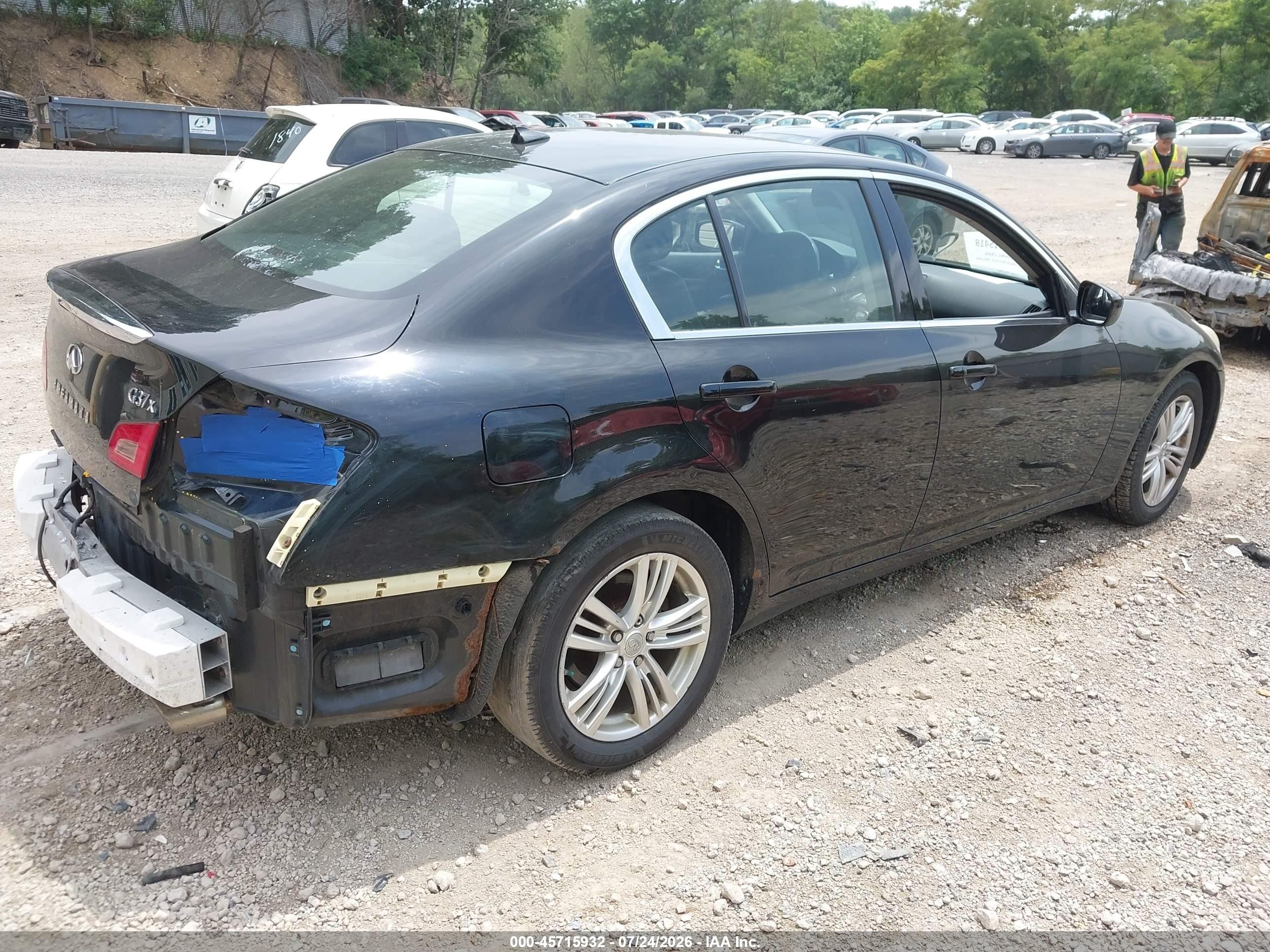 2010 Infiniti G37x   Black vin: JN1CV6AR6AM452384