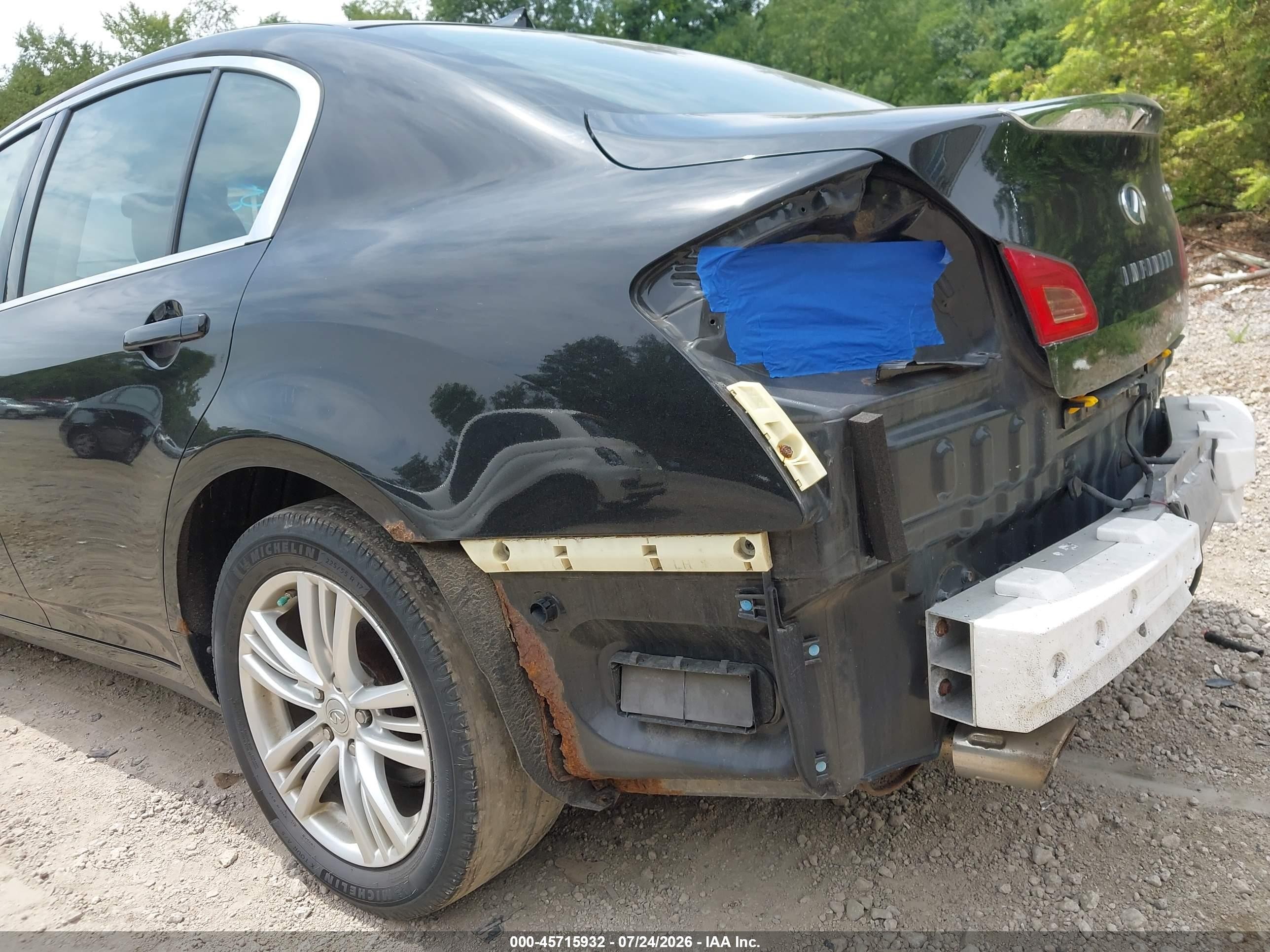 2010 Infiniti G37x   Black vin: JN1CV6AR6AM452384