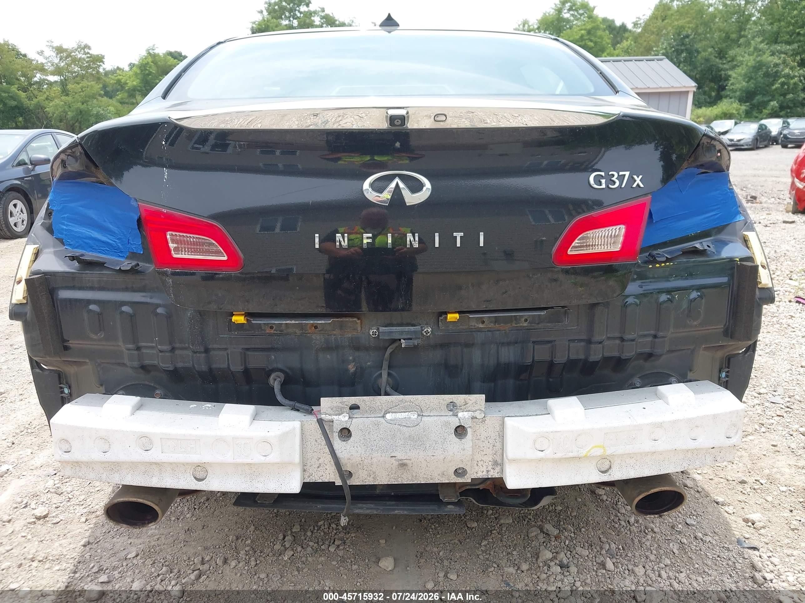 2010 Infiniti G37x   Black vin: JN1CV6AR6AM452384