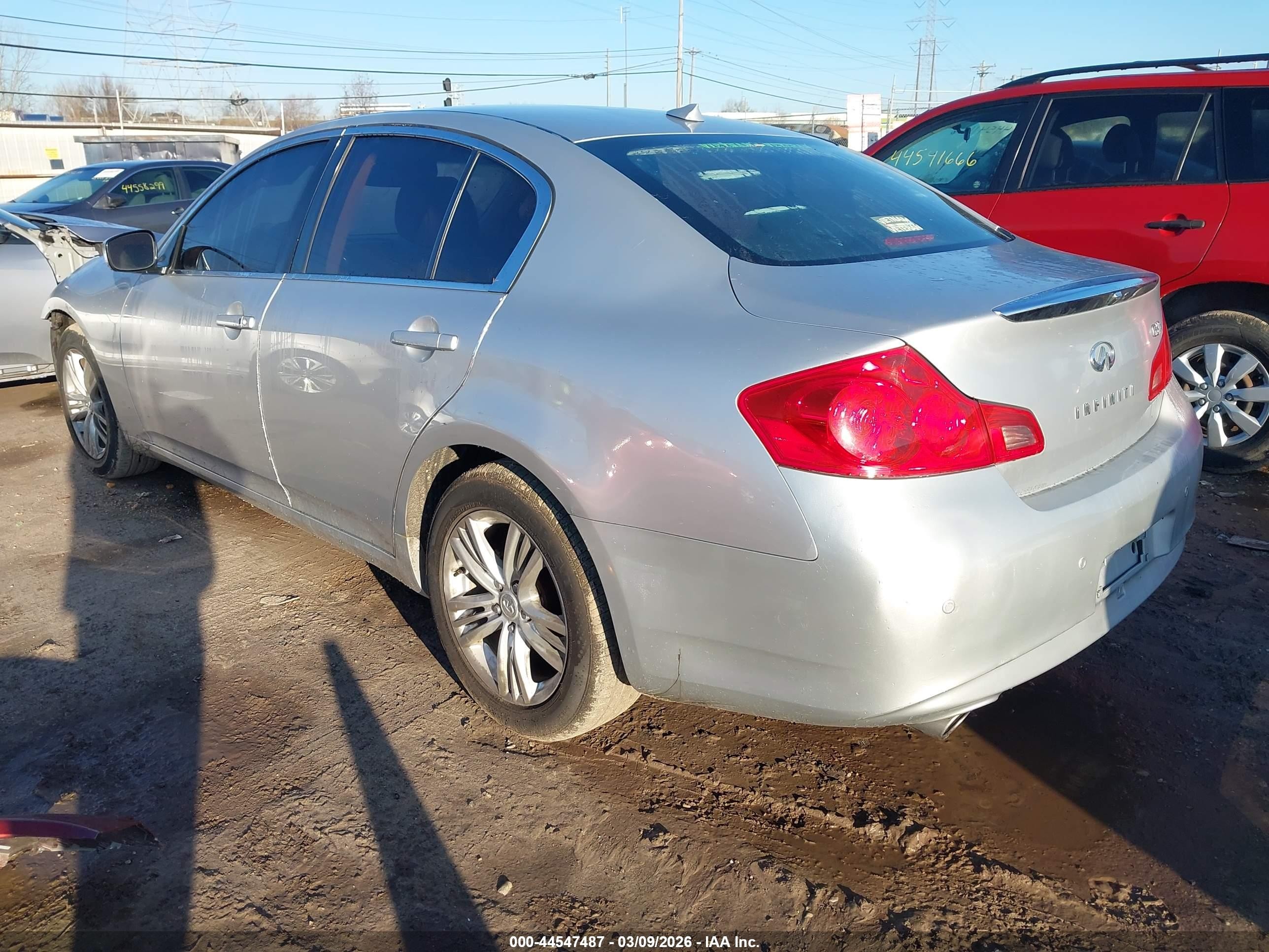 2010 Infiniti G37x   Серебряный vin: JN1CV6AR6AM452529