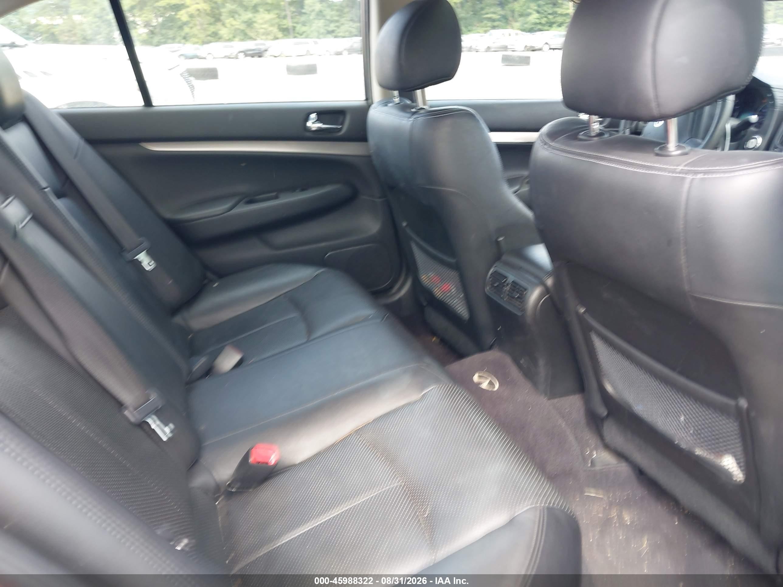 2010 Infiniti G37 Красный vin: JN1CV6AR6AM460050