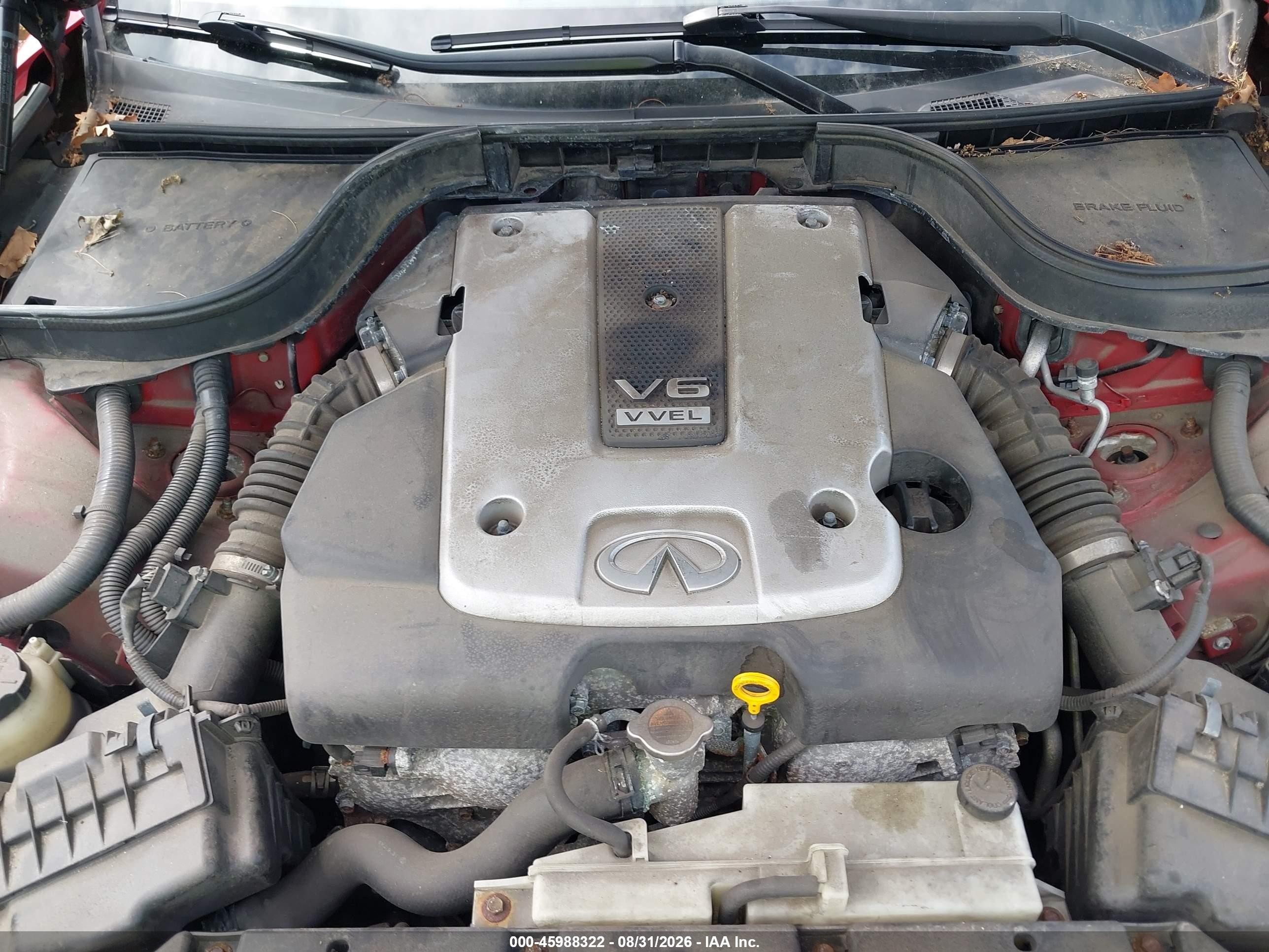 2010 Infiniti G37 Красный vin: JN1CV6AR6AM460050