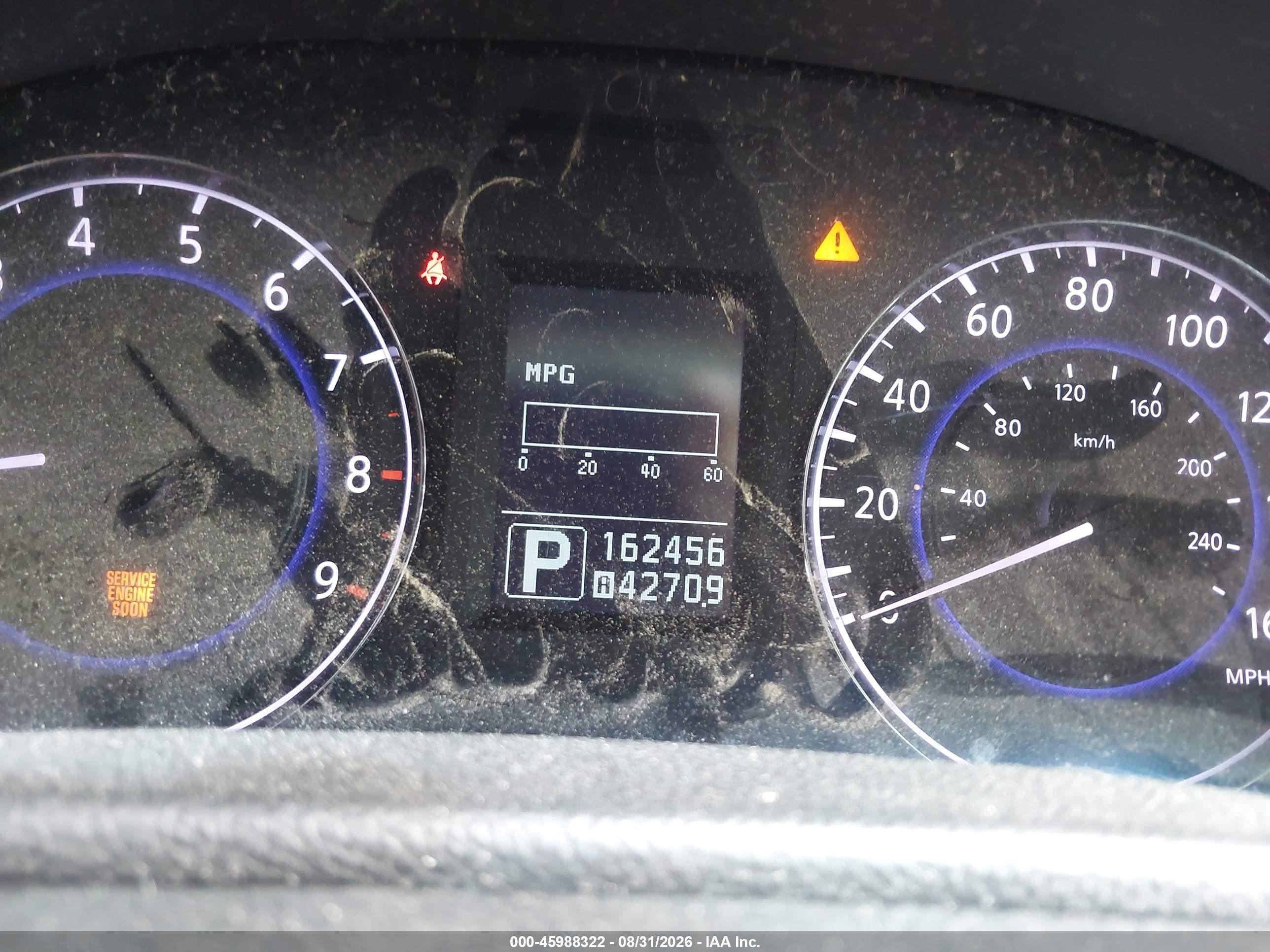 2010 Infiniti G37 Красный vin: JN1CV6AR6AM460050