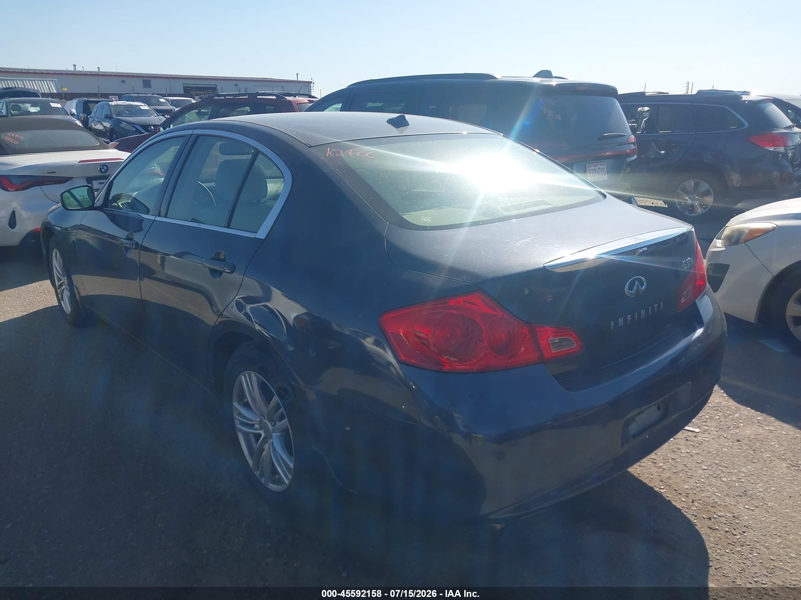 2011 Infiniti G37x   Black vin: JN1CV6AR6BM352965