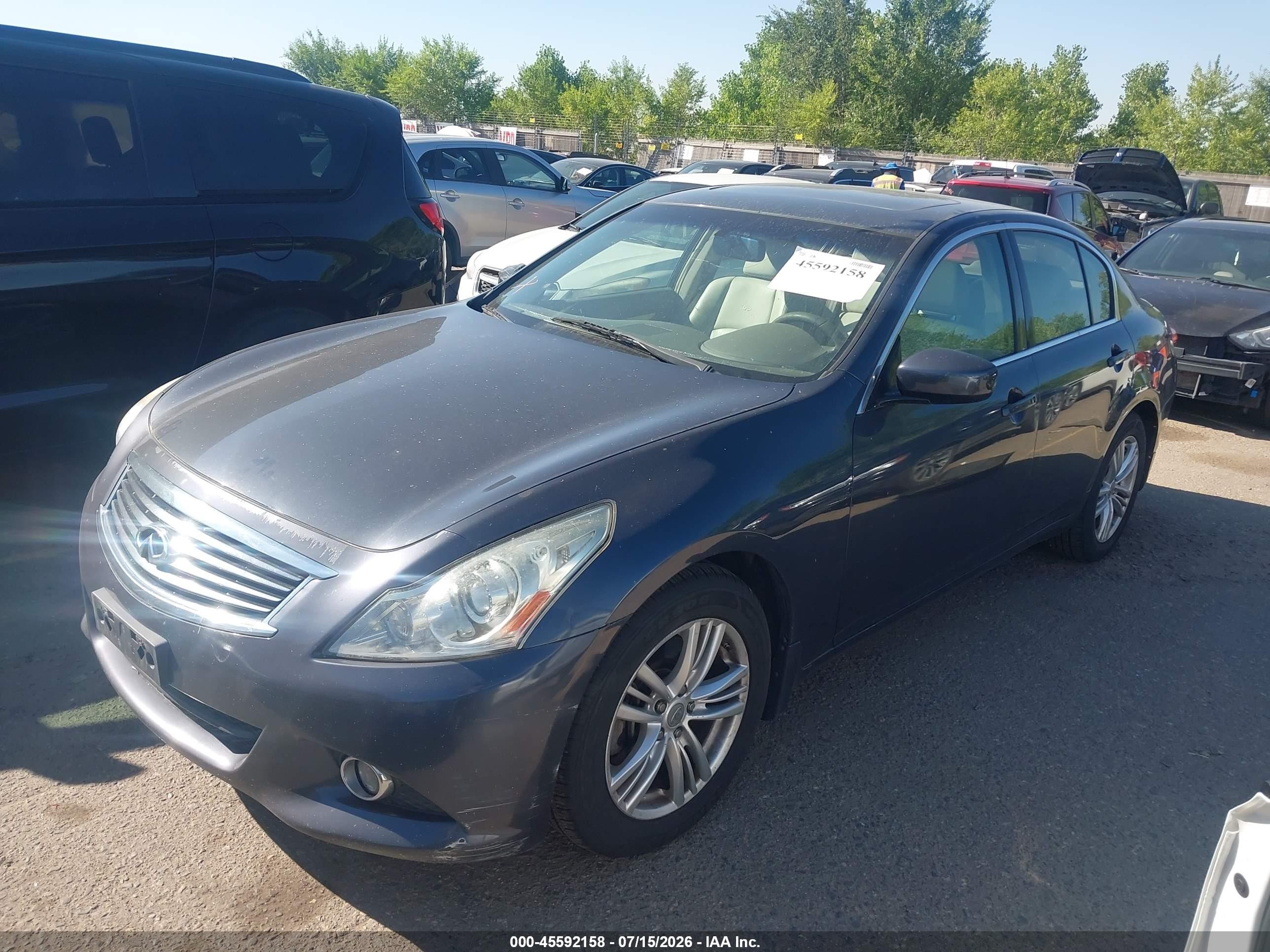 2011 Infiniti G37x   Black vin: JN1CV6AR6BM352965
