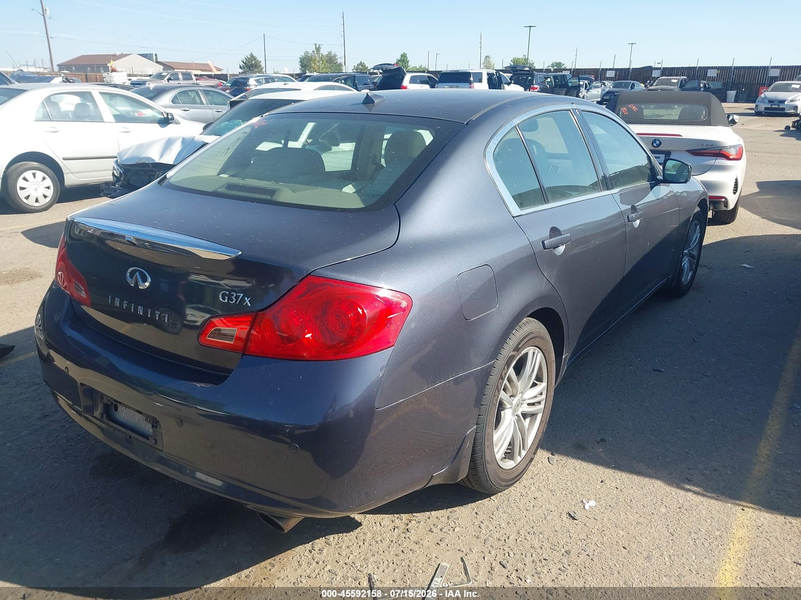 2011 Infiniti G37x   Black vin: JN1CV6AR6BM352965