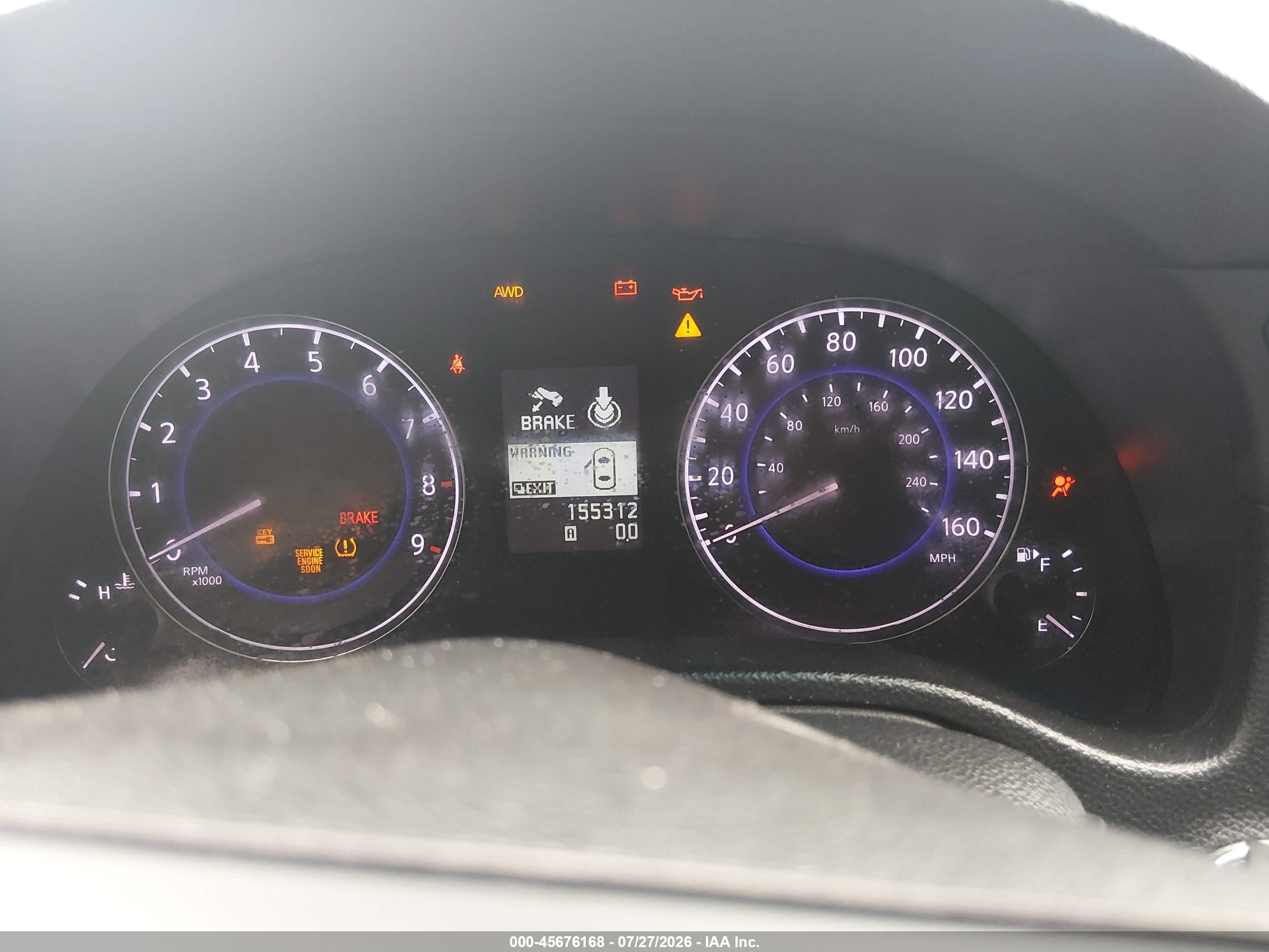 2011 Infiniti G37x   Черный vin: JN1CV6AR6BM354490