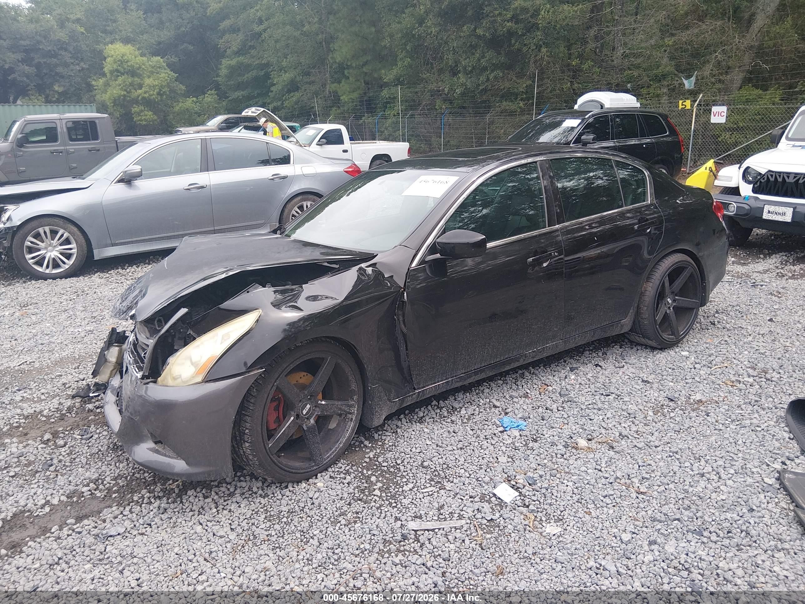 2011 Infiniti G37x   Черный vin: JN1CV6AR6BM354490