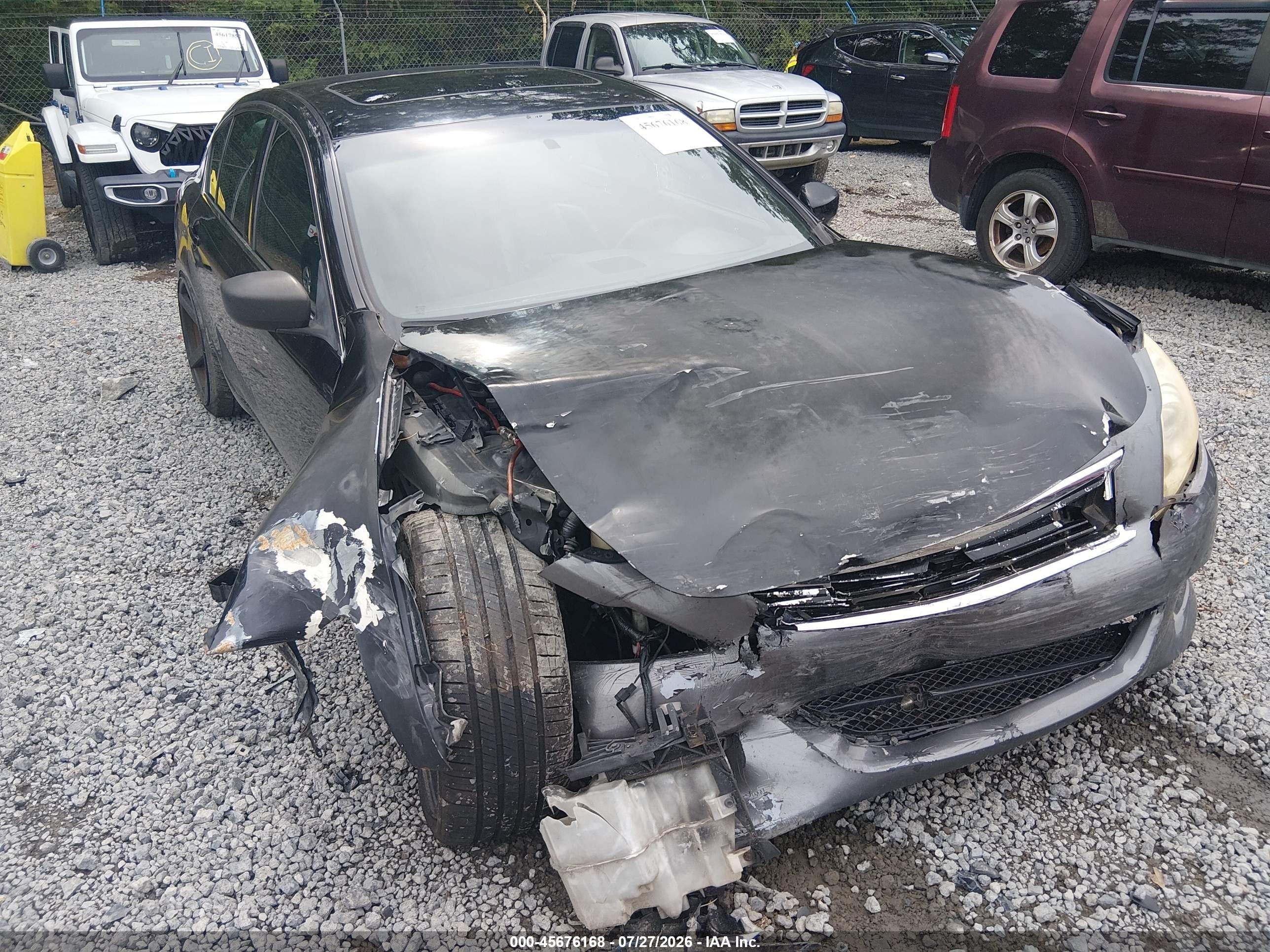 2011 Infiniti G37x   Черный vin: JN1CV6AR6BM354490