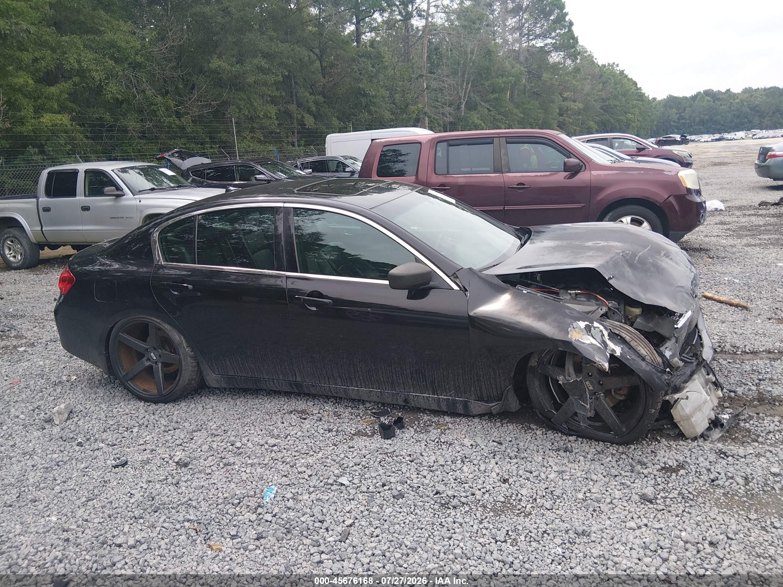 2011 Infiniti G37x   Черный vin: JN1CV6AR6BM354490