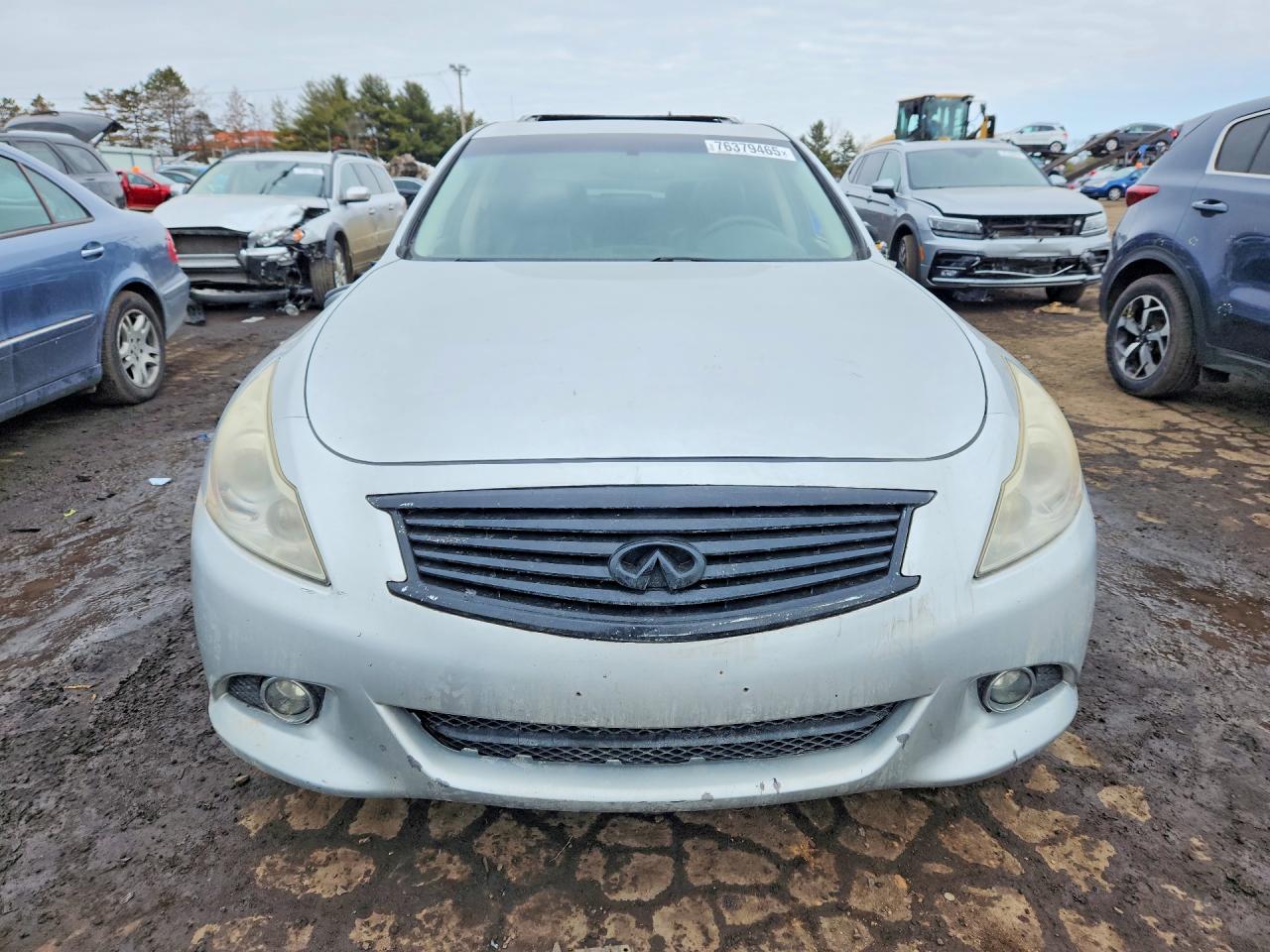 2011 Infiniti G37 Sedan X Silver vin: JN1CV6AR6BM355249