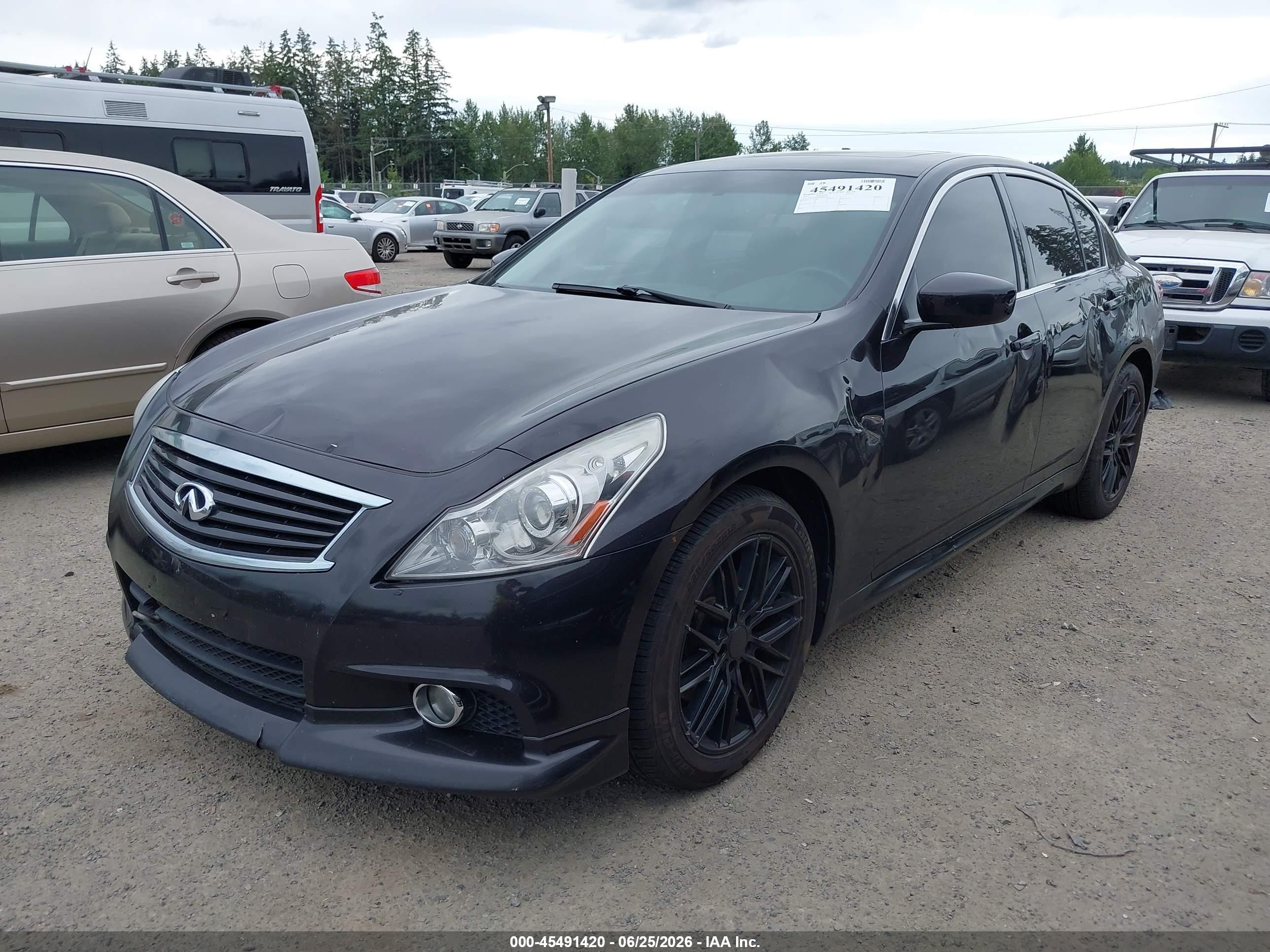 2011 Infiniti G37x Limited Edition Black vin: JN1CV6AR6BM400724