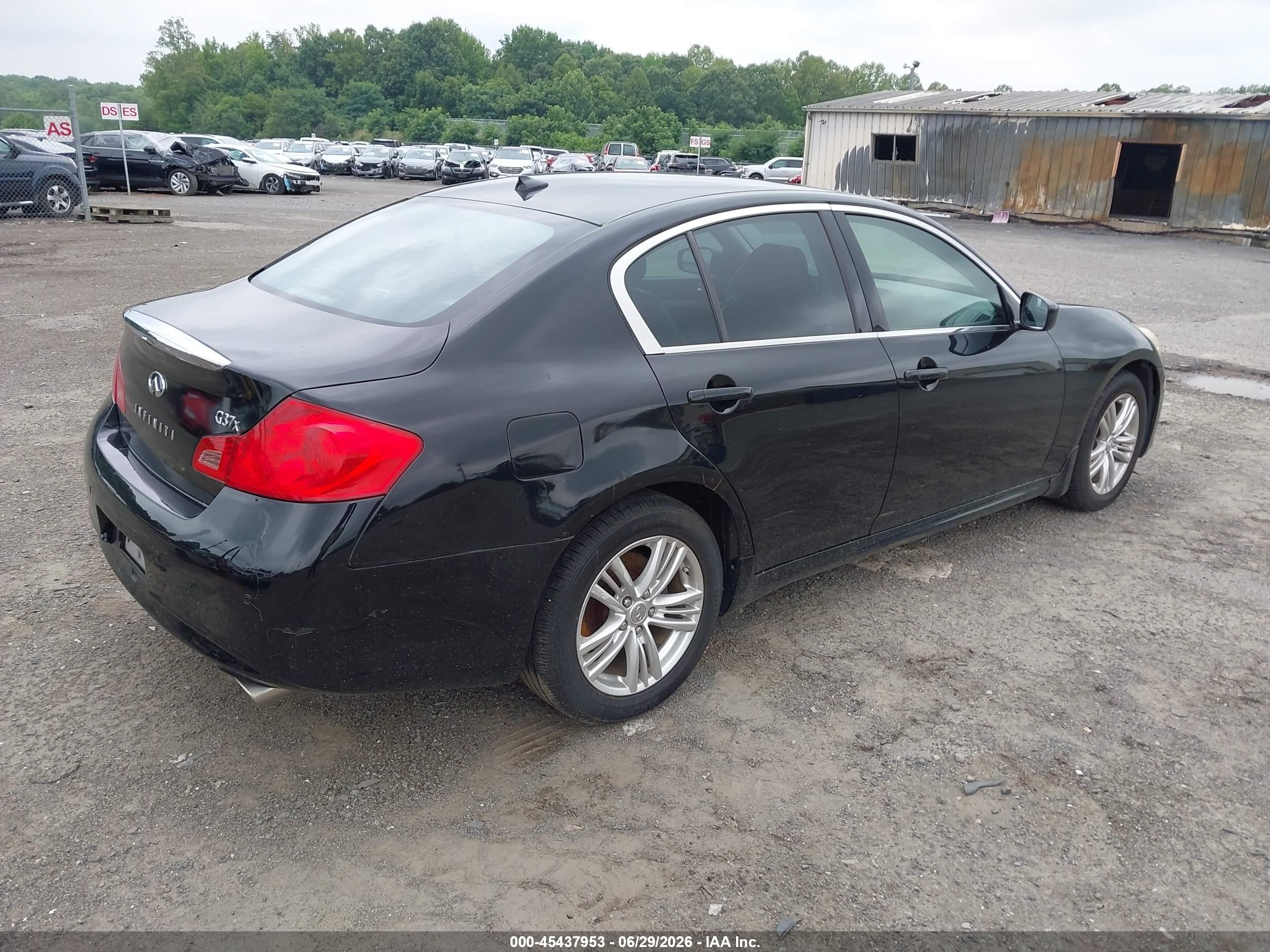 2011 Infiniti G37x   Black vin: JN1CV6AR6BM405633