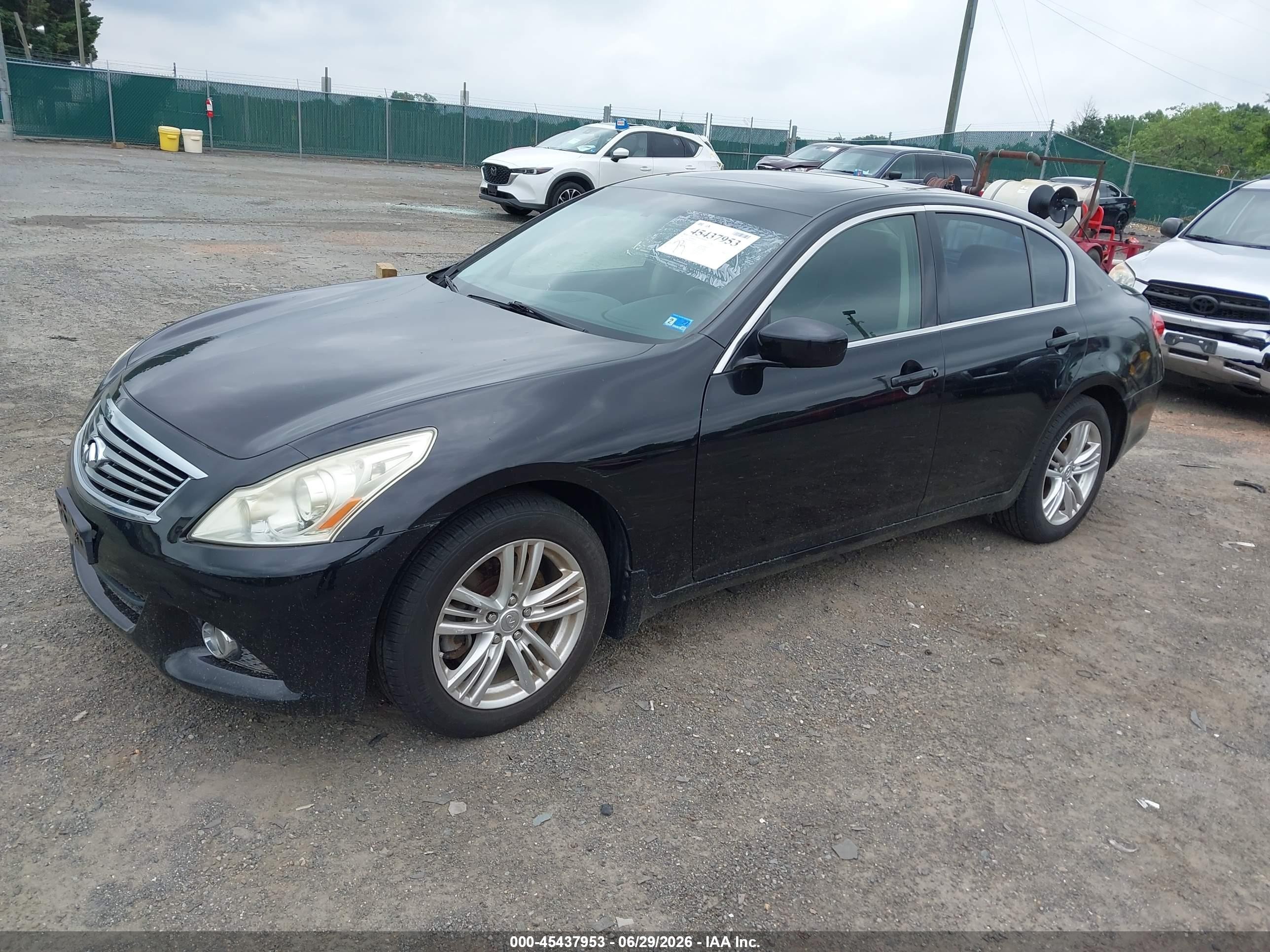 2011 Infiniti G37x   Black vin: JN1CV6AR6BM405633