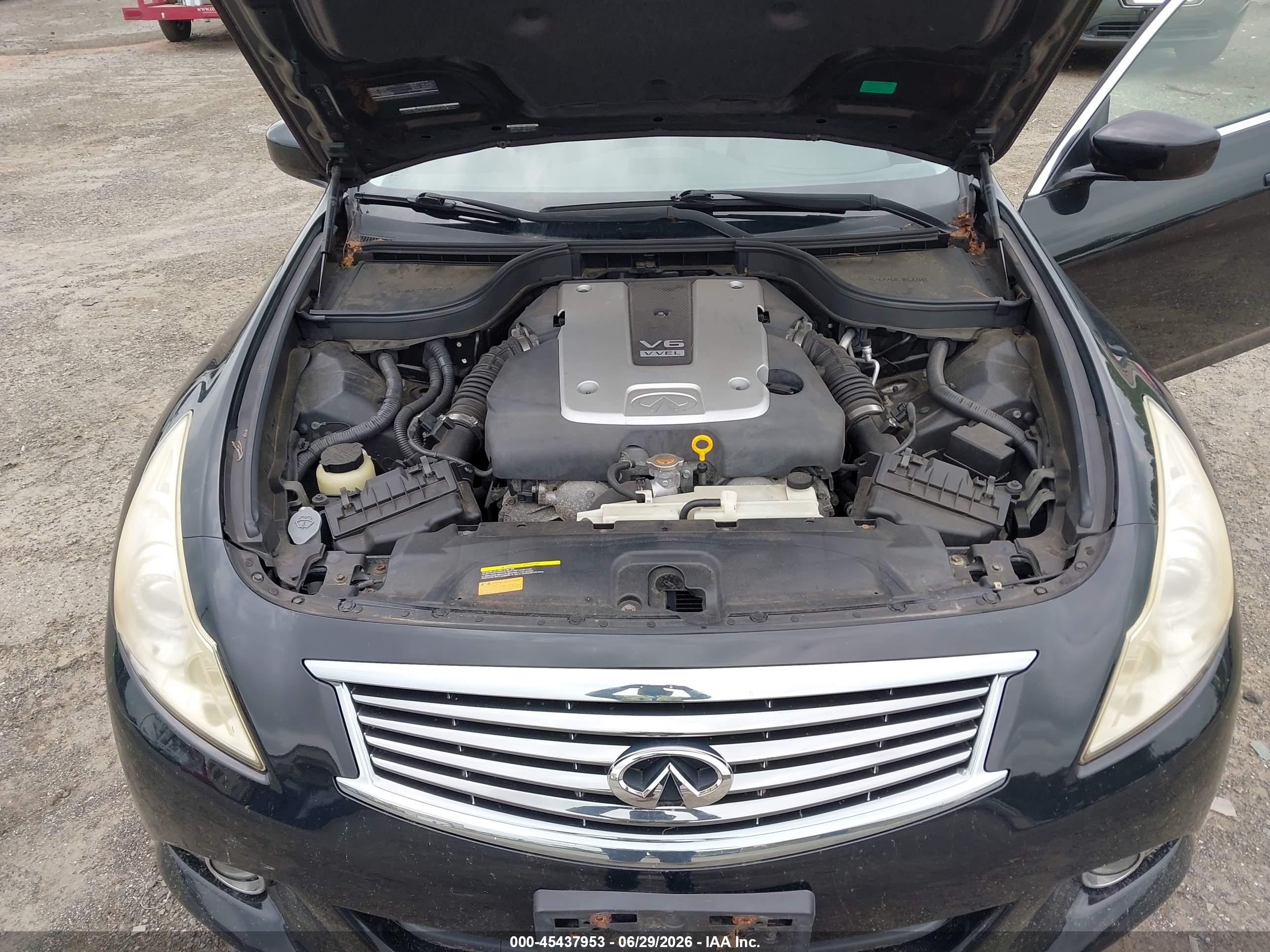 2011 Infiniti G37x   Black vin: JN1CV6AR6BM405633