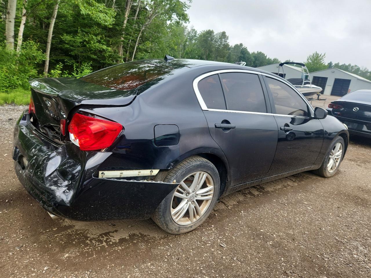 2011 Infiniti G37 Sedan X Черный vin: JN1CV6AR6BM408838
