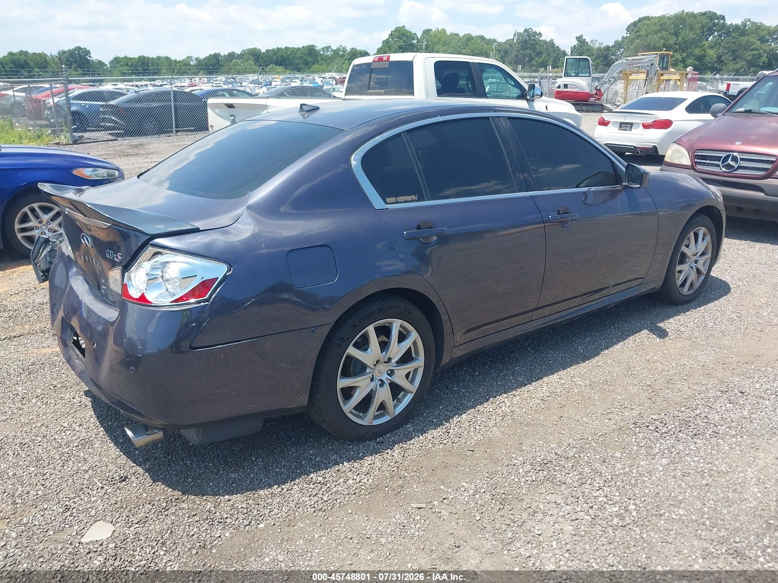 2011 Infiniti G37x   Синий vin: JN1CV6AR6BM412419