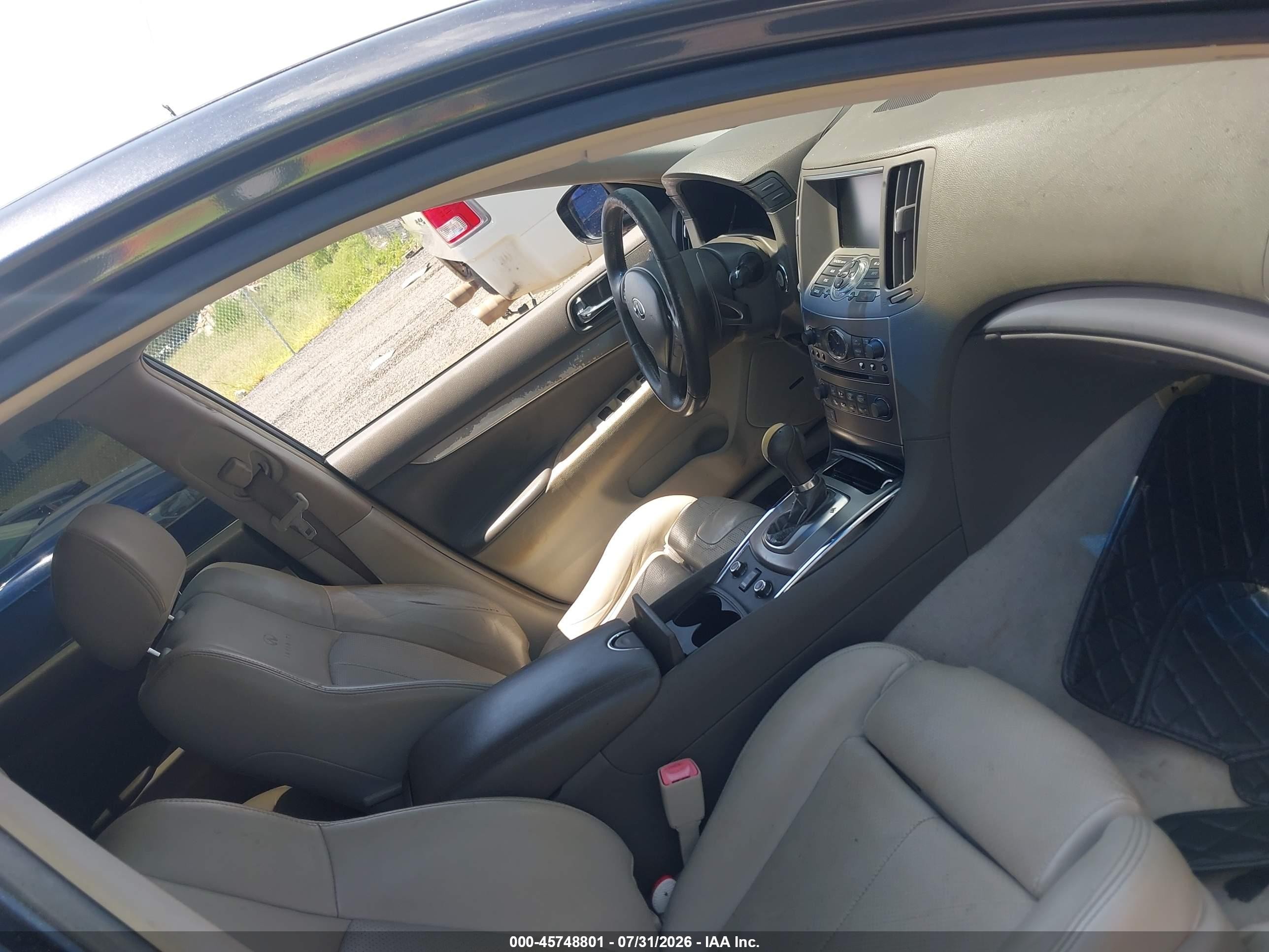 2011 Infiniti G37x   Синий vin: JN1CV6AR6BM412419