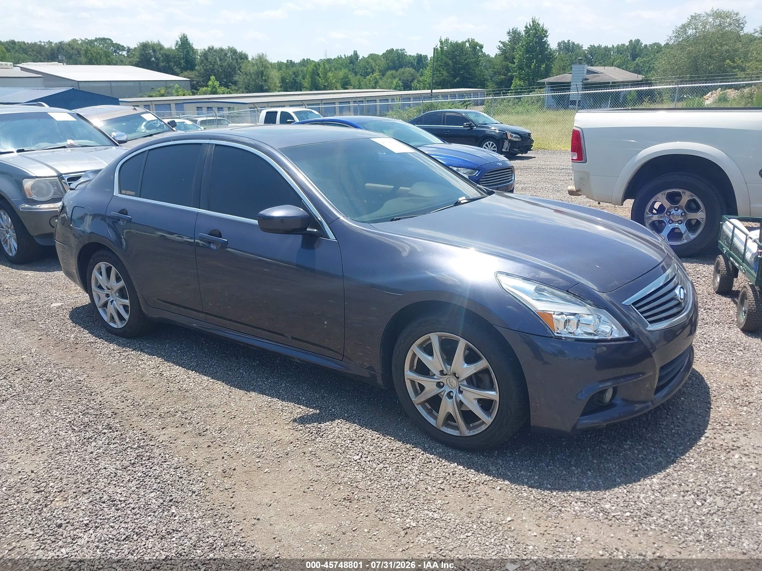 2011 Infiniti G37x   Синий vin: JN1CV6AR6BM412419