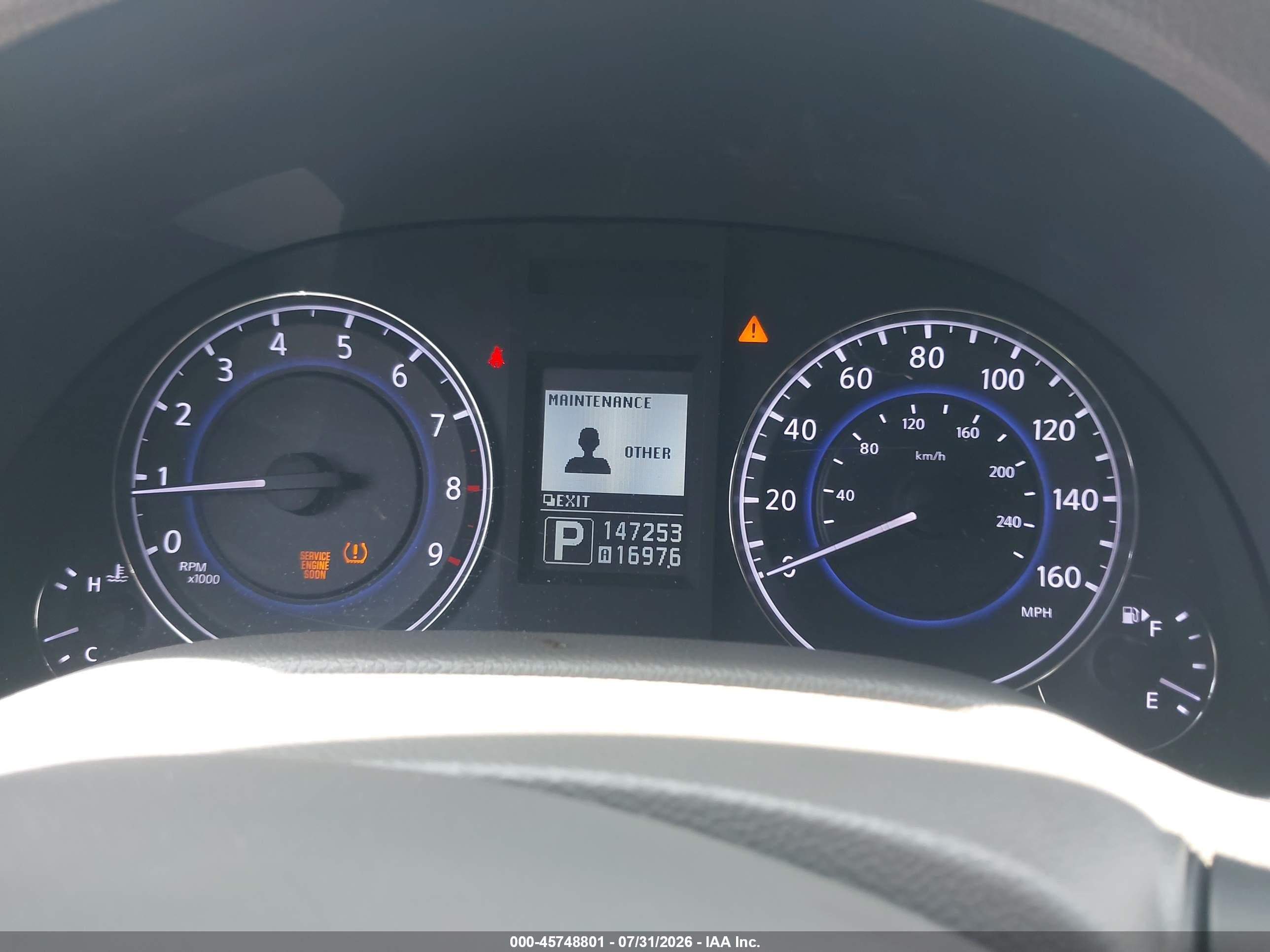 2011 Infiniti G37x   Синий vin: JN1CV6AR6BM412419