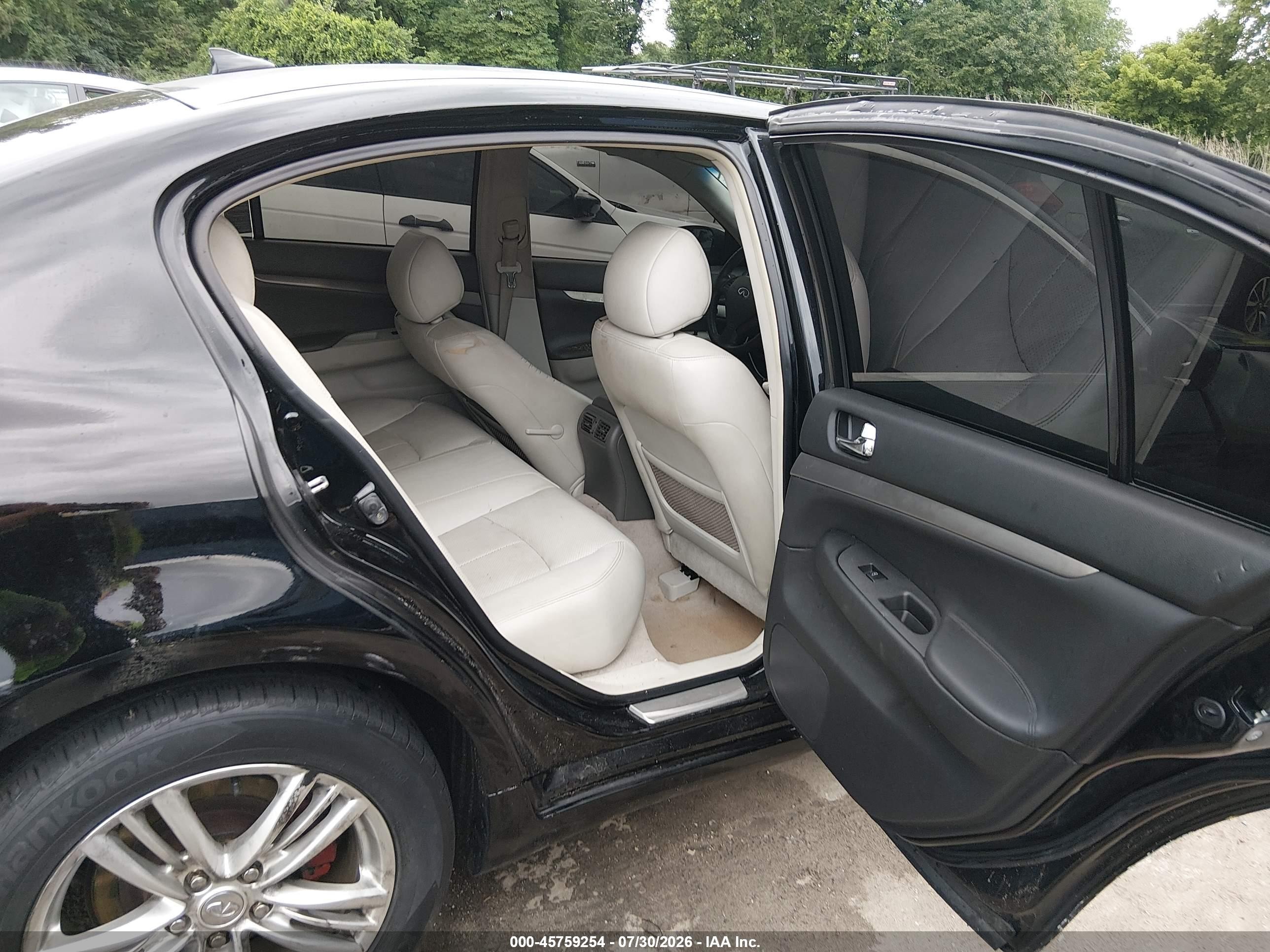 2012 Infiniti G37x   Black vin: JN1CV6AR6CM671221