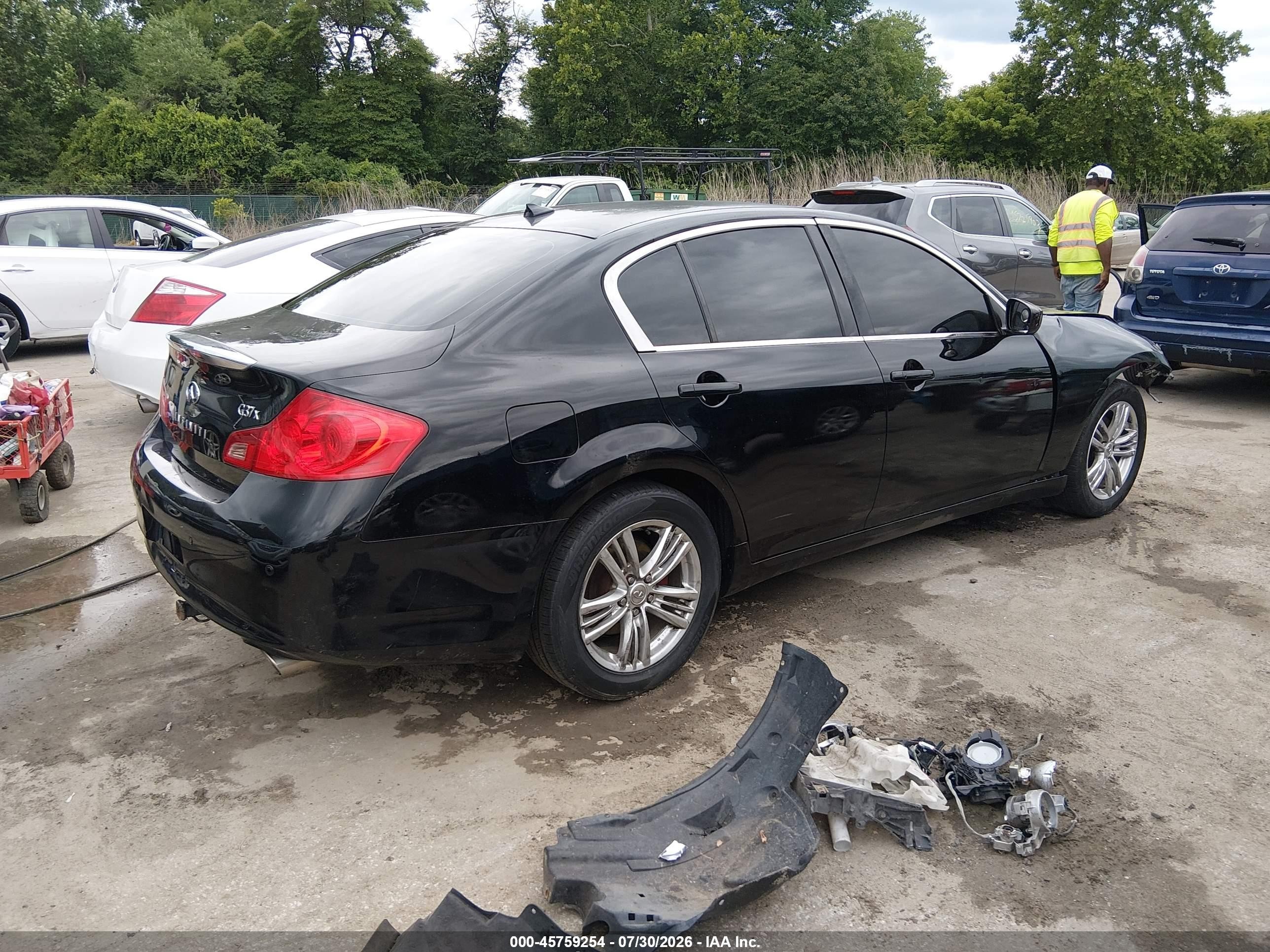 2012 Infiniti G37x   Black vin: JN1CV6AR6CM671221